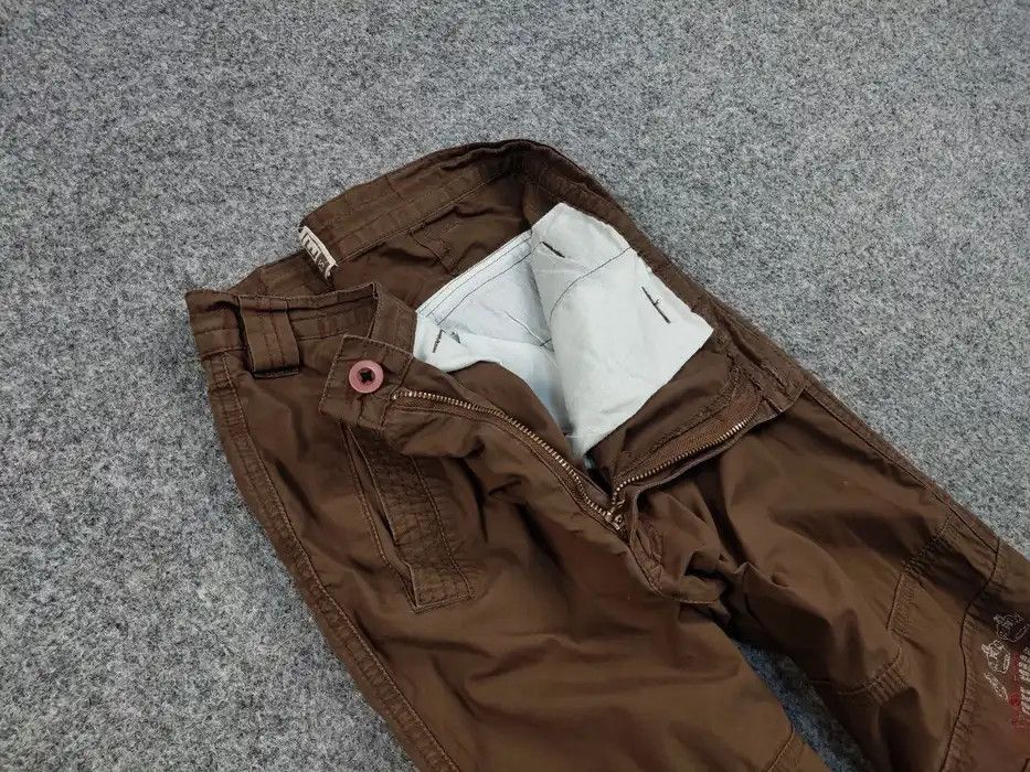 Japanese Brand Vintage 90's Japanese Bondage Military Brown Cargo Pants Size US 34 / EU 50 - 8 Thumbnail