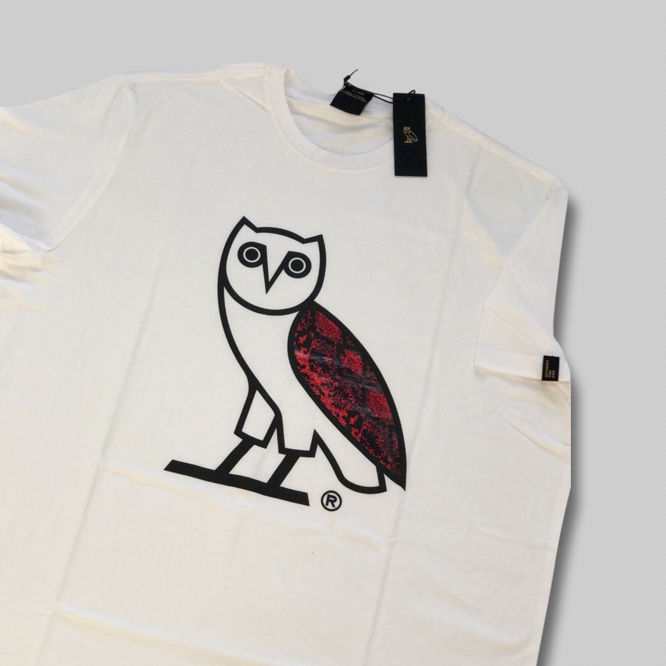 Drake OVO SNAKESKIN OWL T-SHIRT 🦉🐍 Size US XL / EU 56 / 4 - 2 Thumbnail