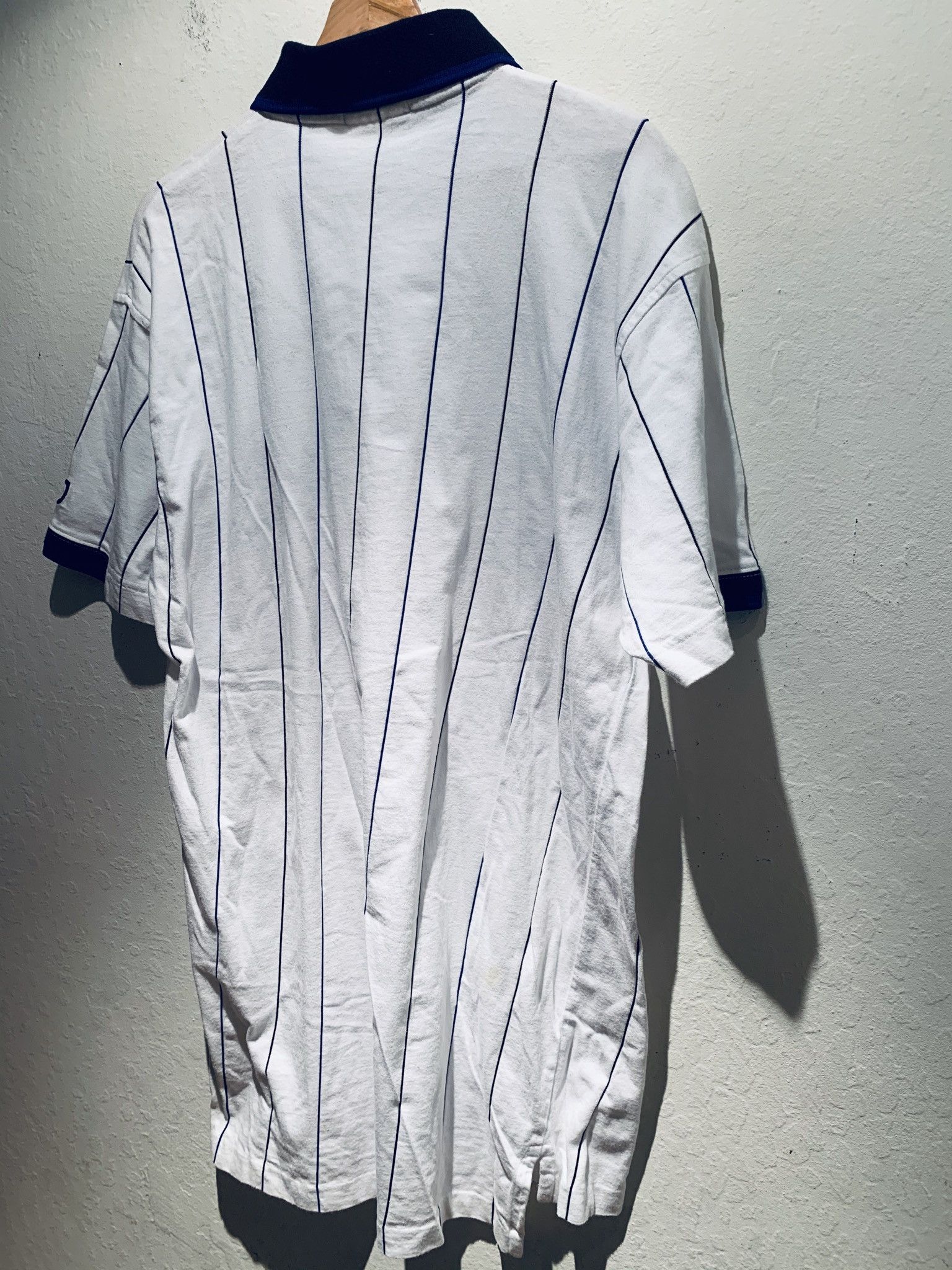 Vintage × Wilson *RARE* Vintage Wilson Striped Tennis Polo Shirt - L/XL Size US L / EU 52-54 / 3 - 4 Thumbnail