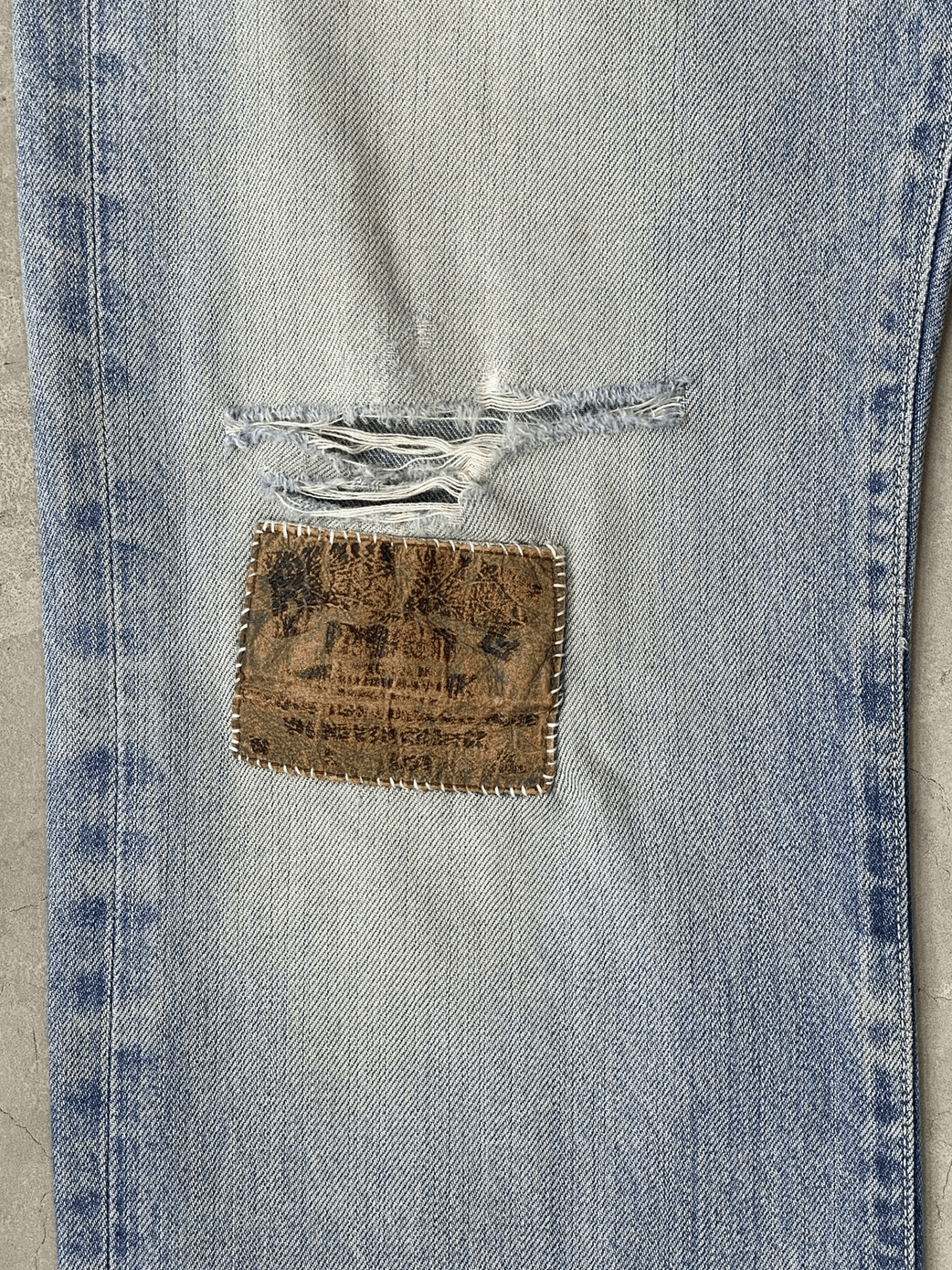 Blue Blue Japan Blue Blue Japan Patchwork Jeans Size US 32 / EU 48 - 5 Thumbnail