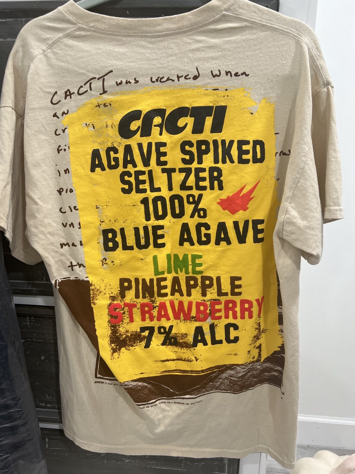 Travis Scott Cacti Agave Spiked Seltzer shirt Size US M / EU 48-50 / 2 - 2 Thumbnail