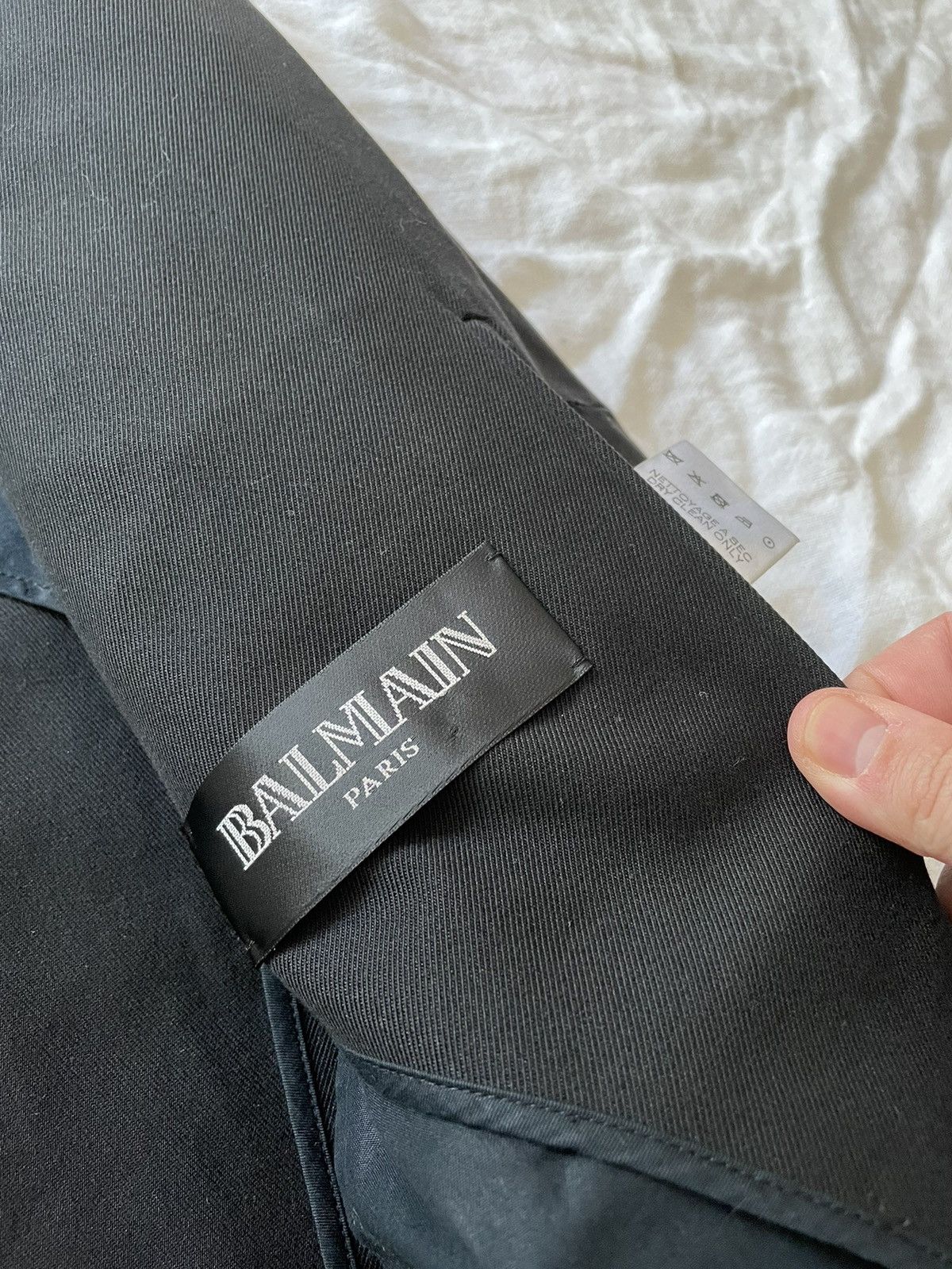 Balmain Christophe Decarnin era black overcoat Size US M / EU 48-50 / 2 - 4 Thumbnail