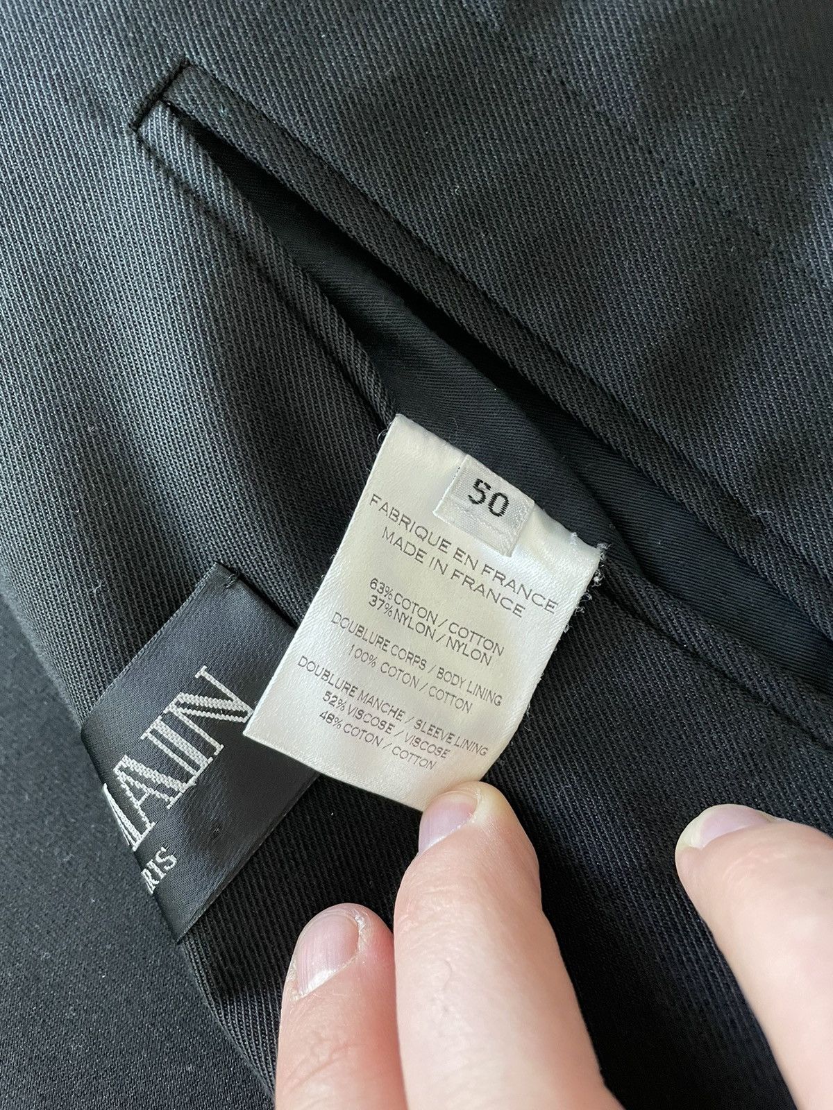 Balmain Christophe Decarnin era black overcoat Size US M / EU 48-50 / 2 - 6 Thumbnail