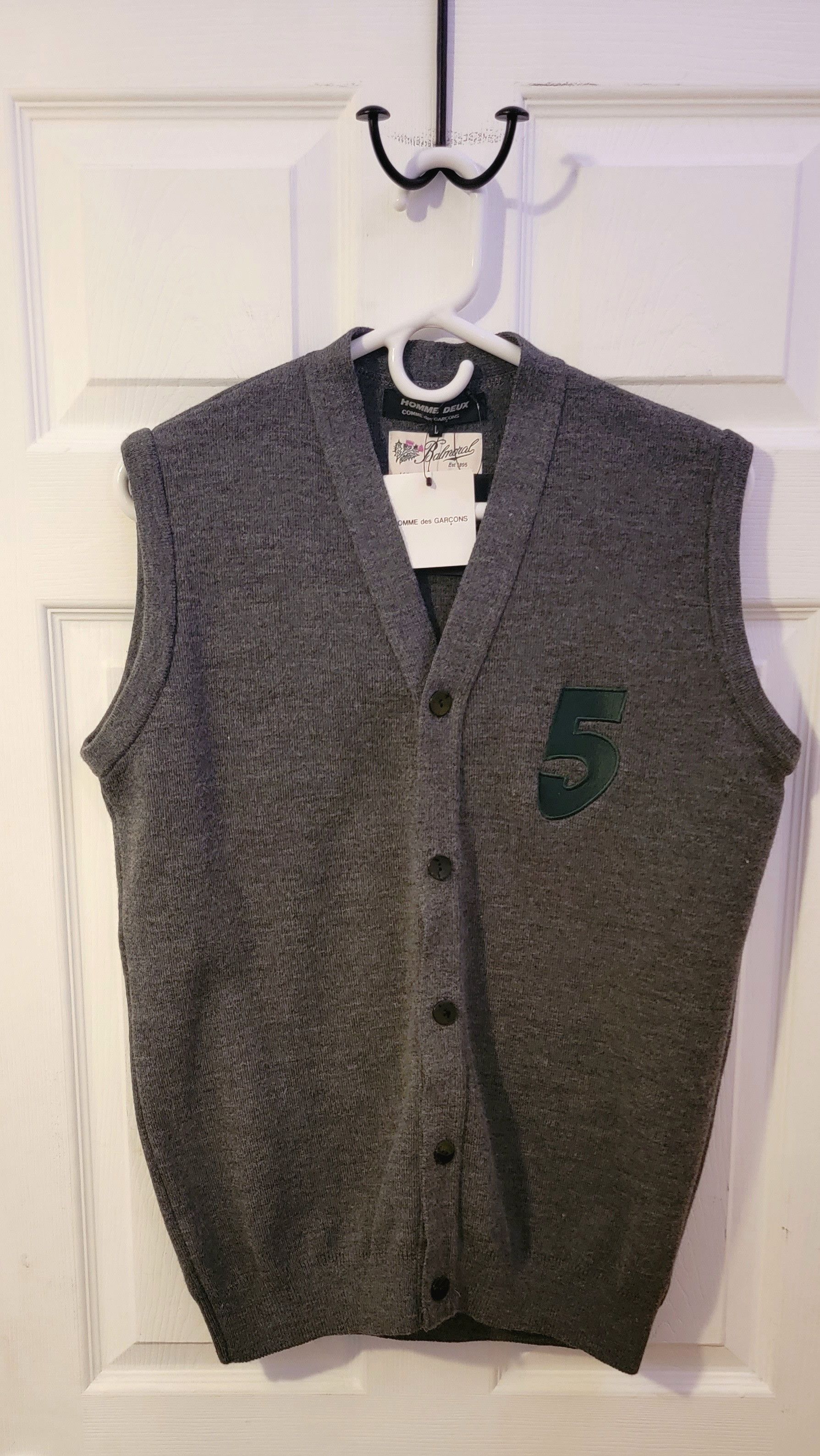 Comme des Garçons 90s Cotton Knit Vest Comme des Garçons 90s Cotton Knit Vest