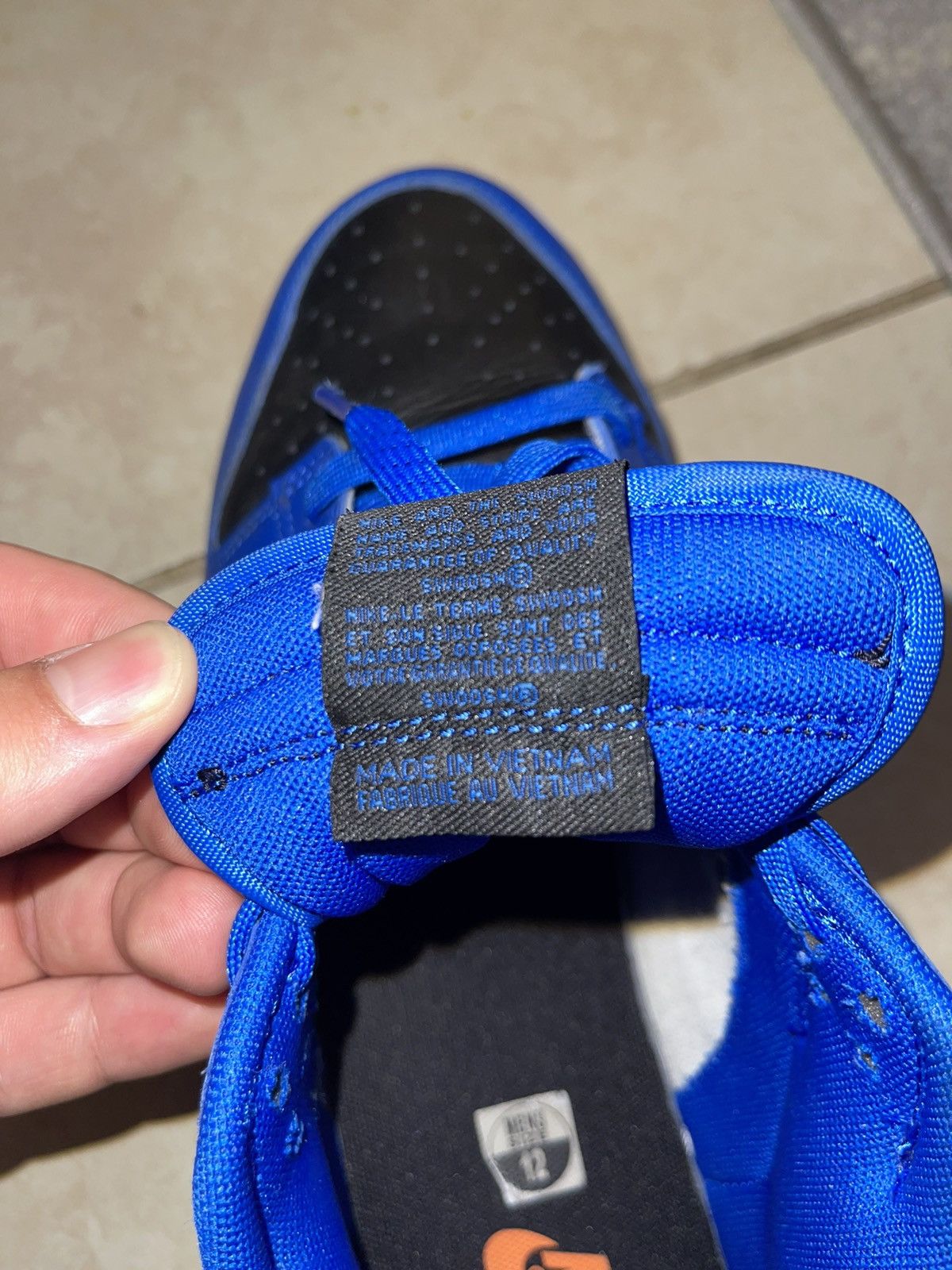 Nike Nike Dunk Low Hyper Cobalt Size US 12 / EU 45 - 11 Thumbnail