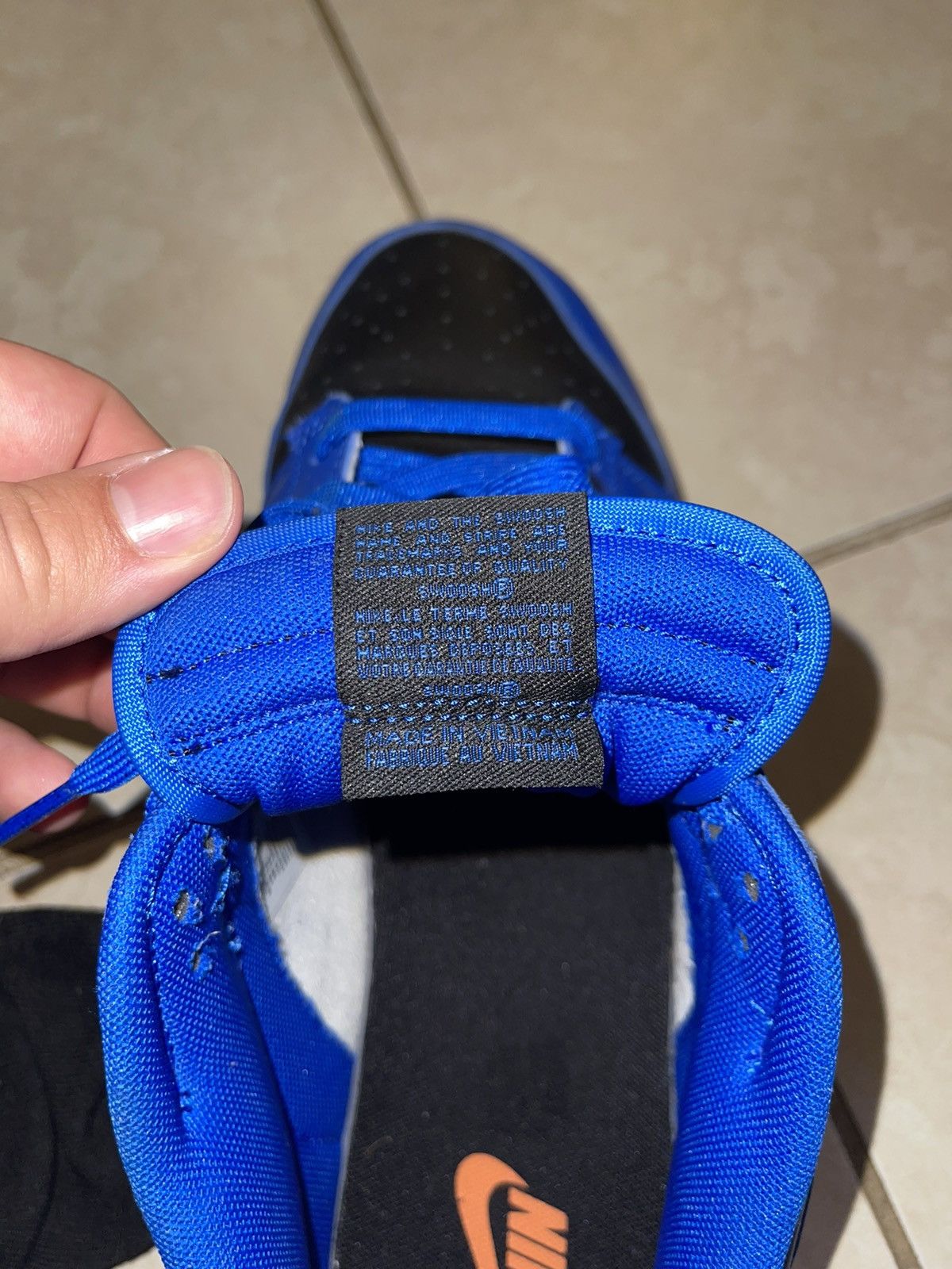 Nike Nike Dunk Low Hyper Cobalt Size US 12 / EU 45 - 10 Thumbnail