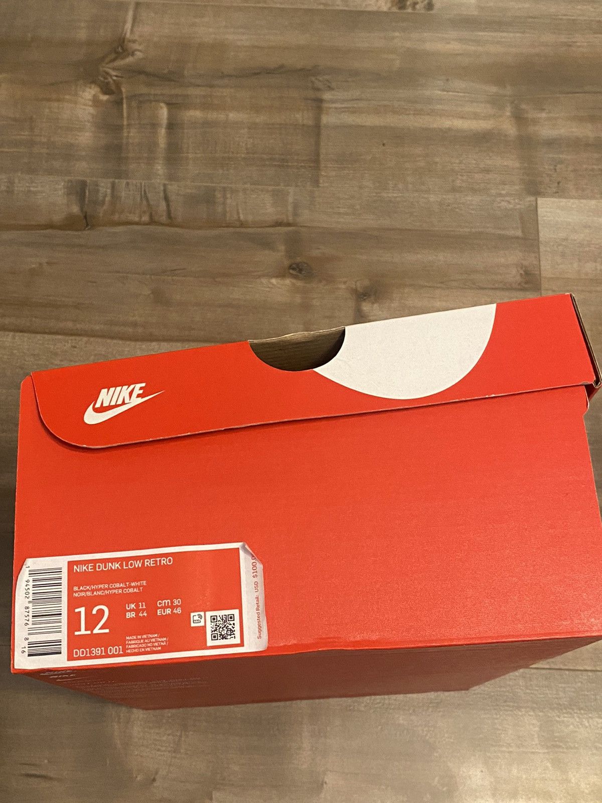Nike Nike Dunk Low Hyper Cobalt Size US 12 / EU 45 - 8 Thumbnail