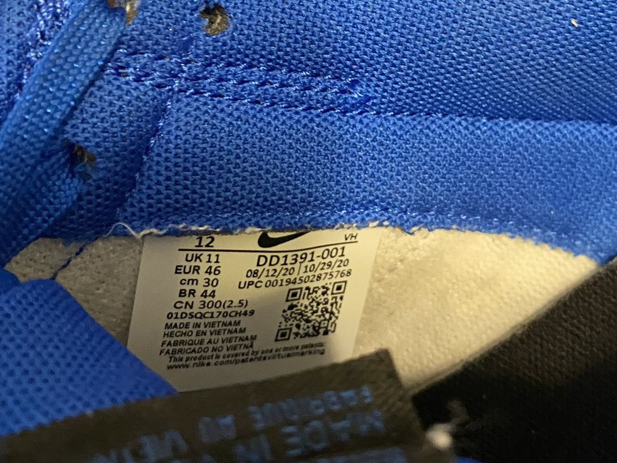 Nike Nike Dunk Low Hyper Cobalt Size US 12 / EU 45 - 6 Thumbnail
