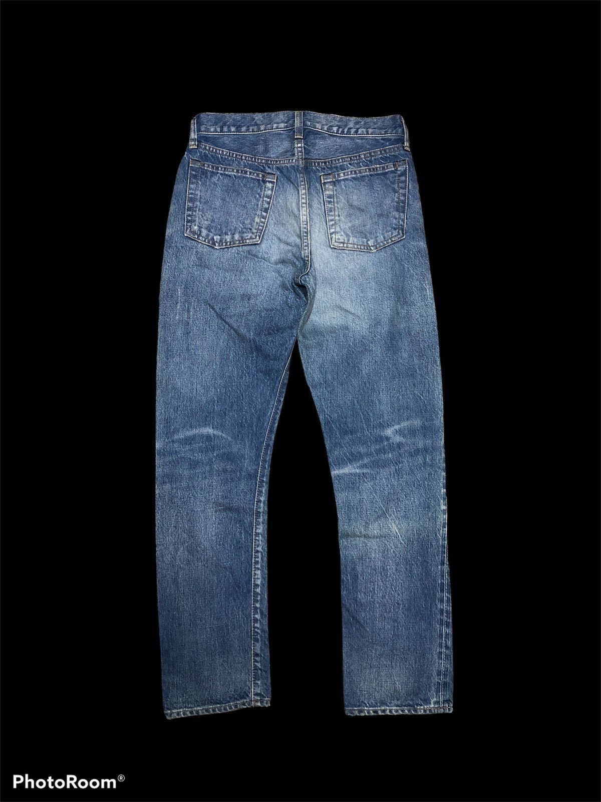 Japanese Brand × URBAN RESEARCH DOORS SELVEDGE⚡️DENI MADE REDLINE DISTRESSED DENIM Size US 28 / EU 44 - 2 Thumbnail