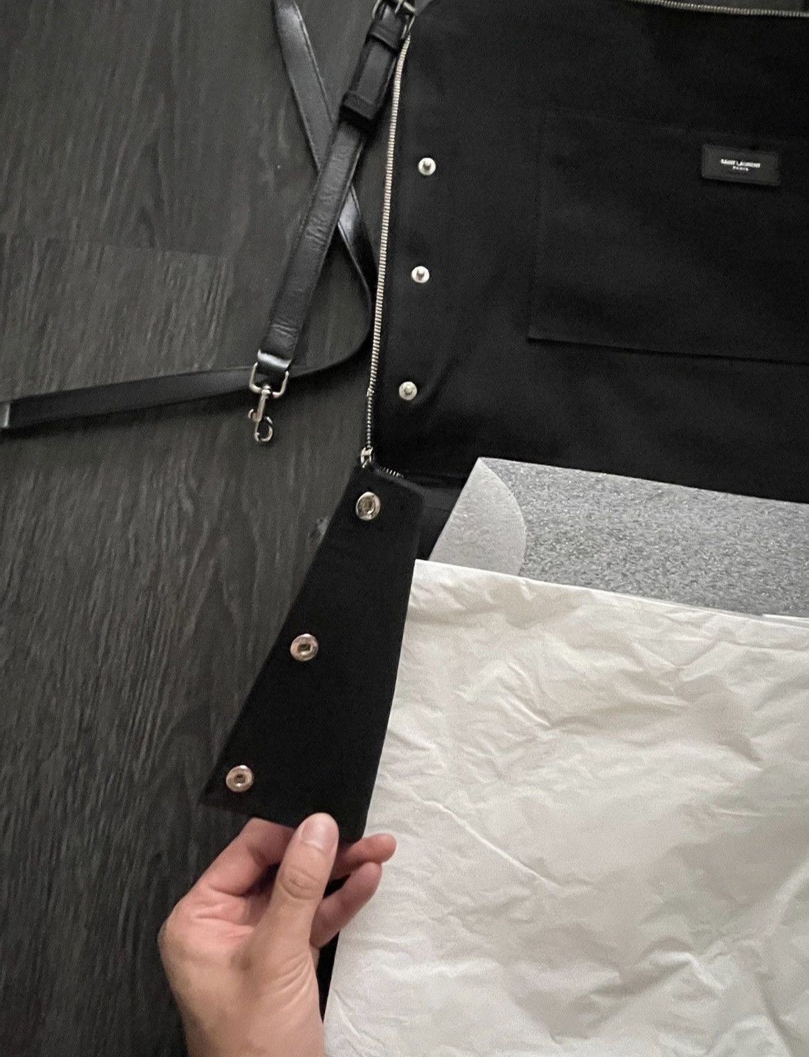 Hedi Slimane × Saint Laurent Paris × Yves Saint Laurent $2k Brand New Limited Edition Super Runway Briefcase YSL Bag Size ONE SIZE - 9 Thumbnail