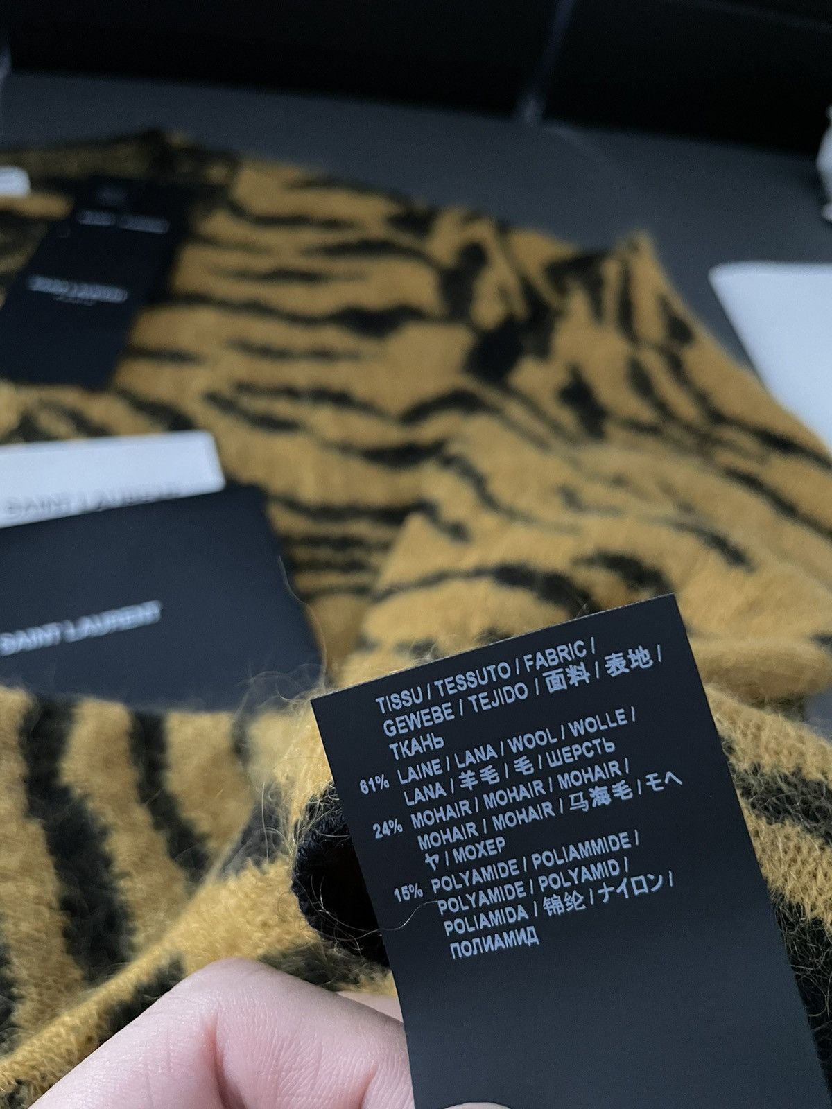 Saint Laurent Paris × Yves Saint Laurent $1,600 Limited Edition Runway Saint Laurent Sweater Size US M / EU 48-50 / 2 - 11 Thumbnail
