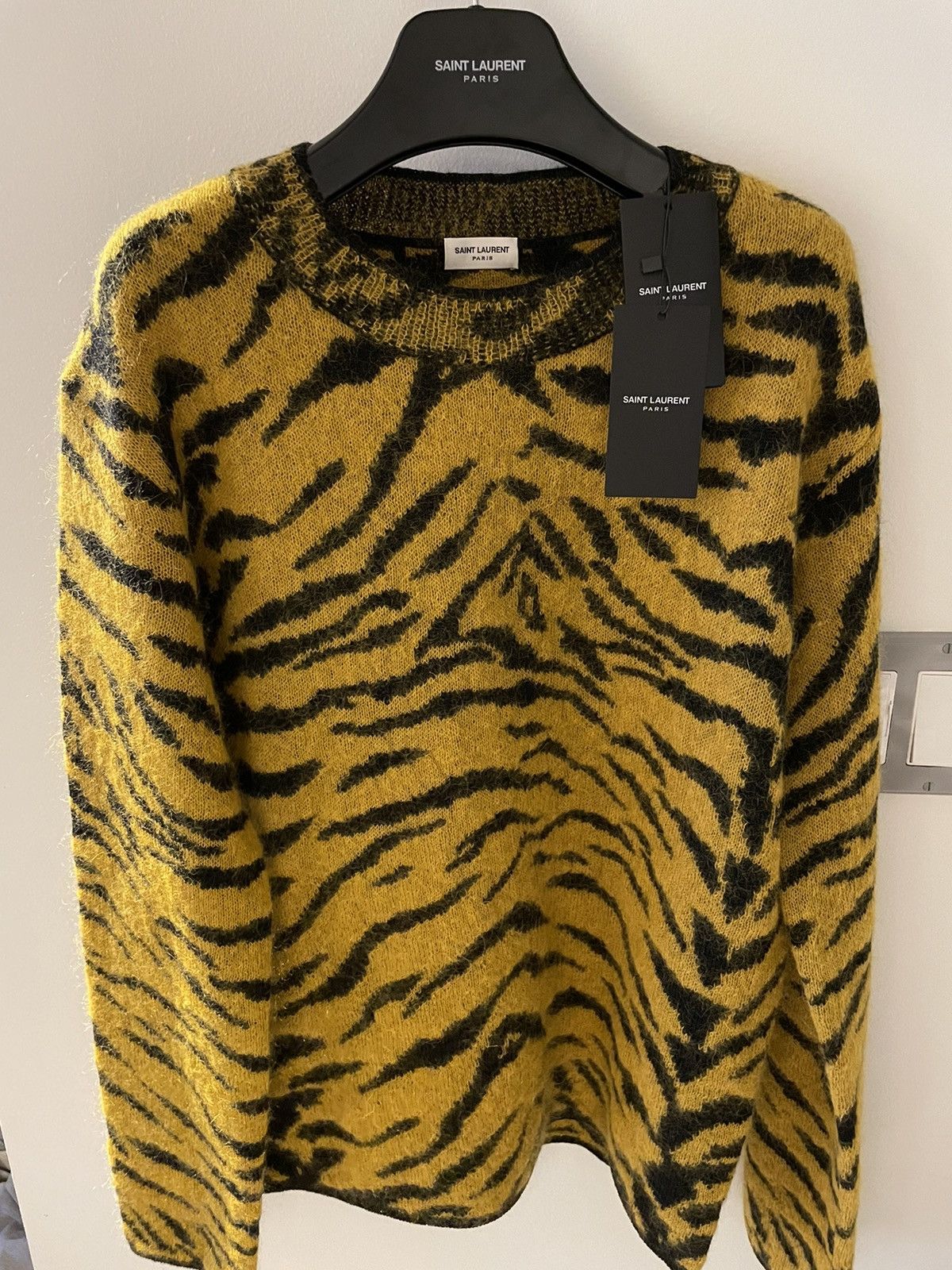 Saint Laurent Paris × Yves Saint Laurent $1,600 Limited Edition Runway Saint Laurent Sweater Size US M / EU 48-50 / 2 - 23 Thumbnail