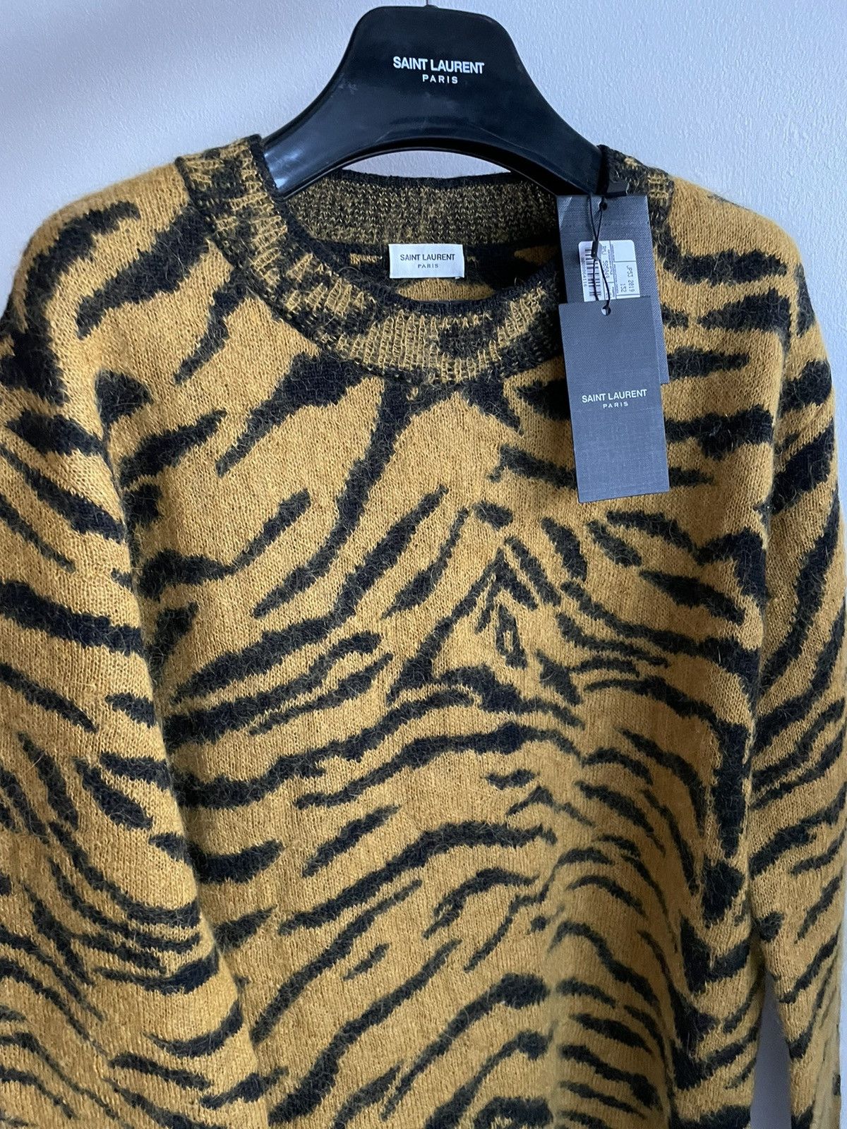 Saint Laurent Paris × Yves Saint Laurent $1,600 Limited Edition Runway Saint Laurent Sweater Size US M / EU 48-50 / 2 - 24 Thumbnail