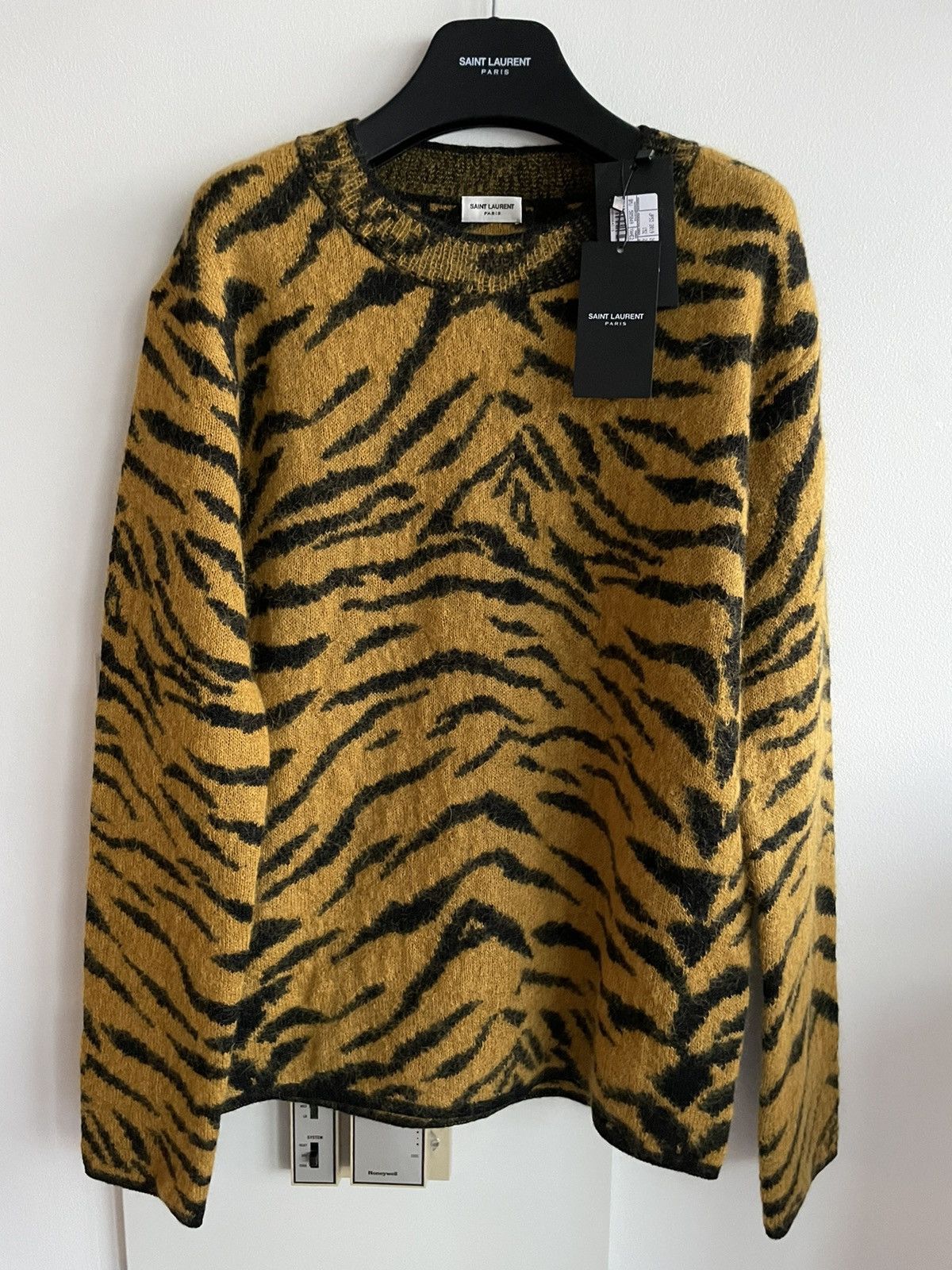 Saint Laurent Paris × Yves Saint Laurent $1,600 Limited Edition Runway Saint Laurent Sweater Size US M / EU 48-50 / 2 - 3 Thumbnail