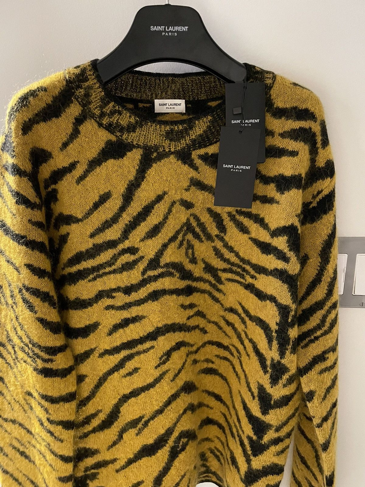 Saint Laurent Paris × Yves Saint Laurent $1,600 Limited Edition Runway Saint Laurent Sweater Size US M / EU 48-50 / 2 - 5 Thumbnail