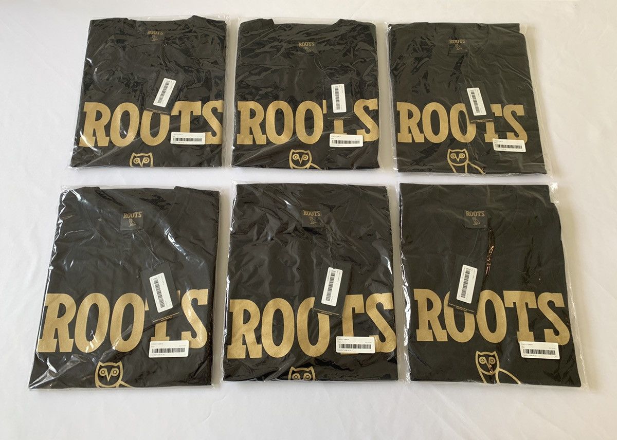 Drake 🦫 RARE🦉 OVO X ROOTS T-SHIRT TEE 2022🔥🔥 Size US XL / EU 56 / 4 - 2 Thumbnail
