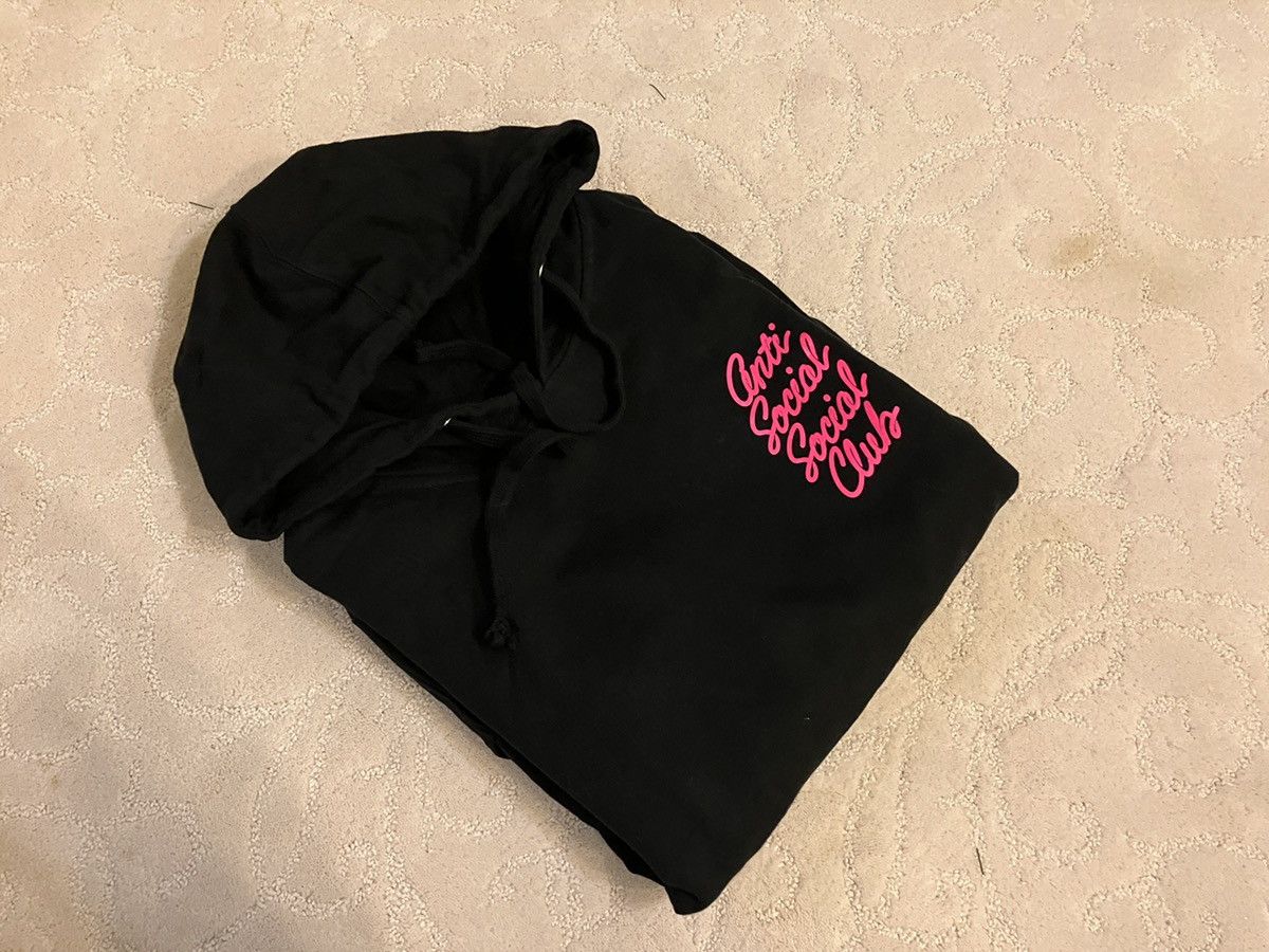 Anti Social Social Club Anti Social Social Club Pink Script Hoodie Size US L / EU 52-54 / 3 - 4 Thumbnail