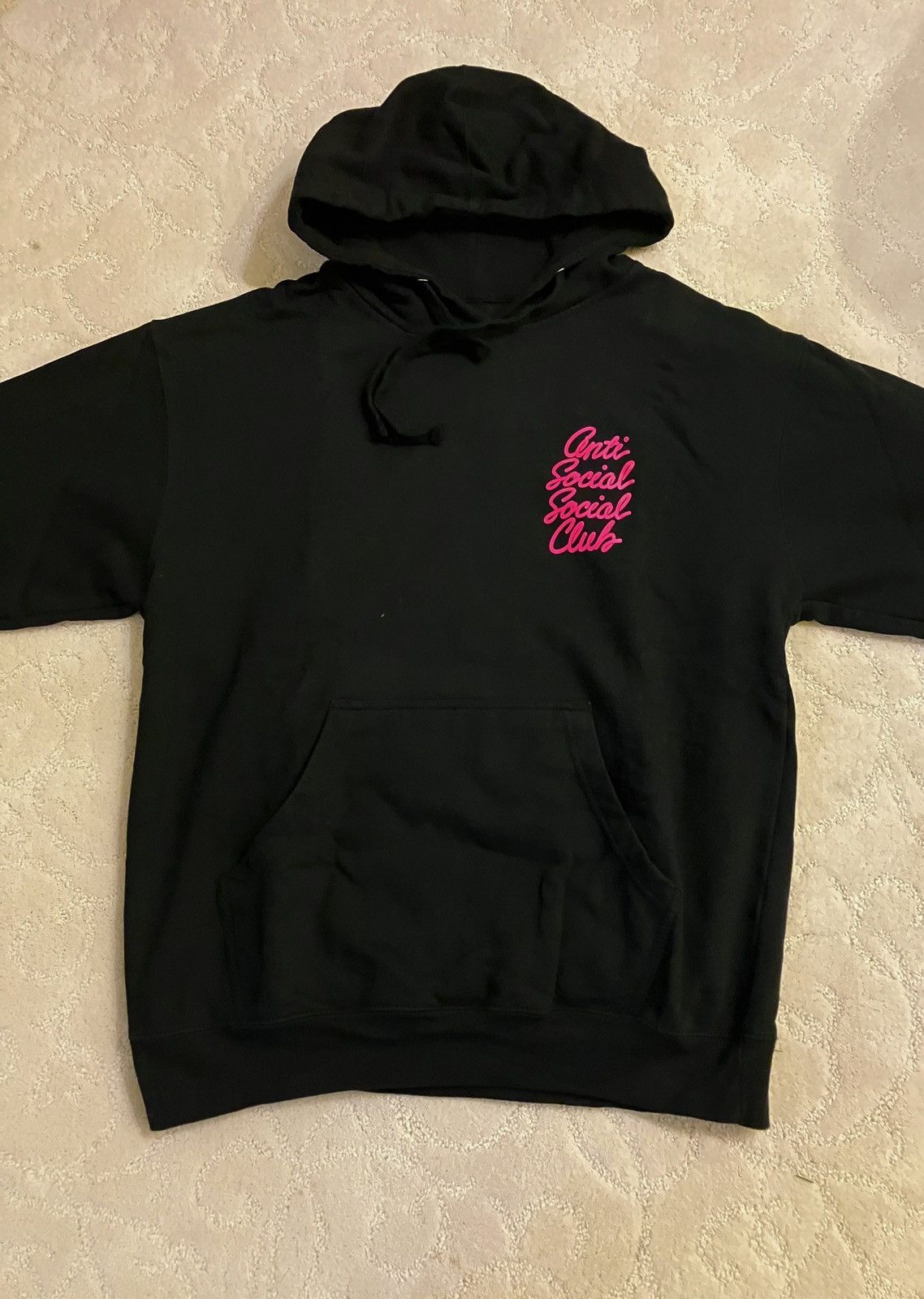 Anti Social Social Club Anti Social Social Club Pink Script Hoodie Size US L / EU 52-54 / 3 - 2 Thumbnail