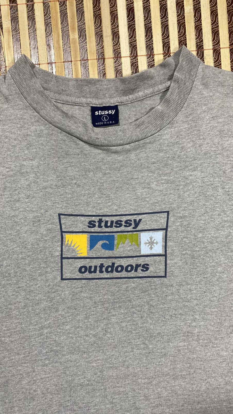 Stussy Vintage 90s Stussy Outdoor Tee Size US L / EU 52-54 / 3 - 4 Thumbnail