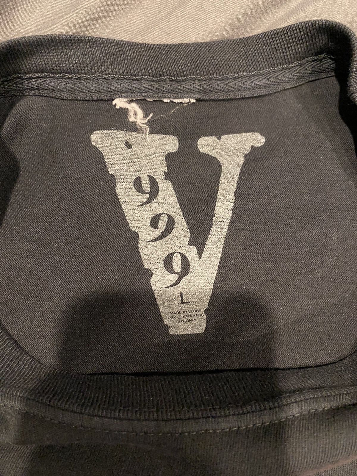 999 Club × Vlone Vlone x Juice WRLD Black Man Of The World T-Shirt Size US L / EU 52-54 / 3 - 2 Thumbnail