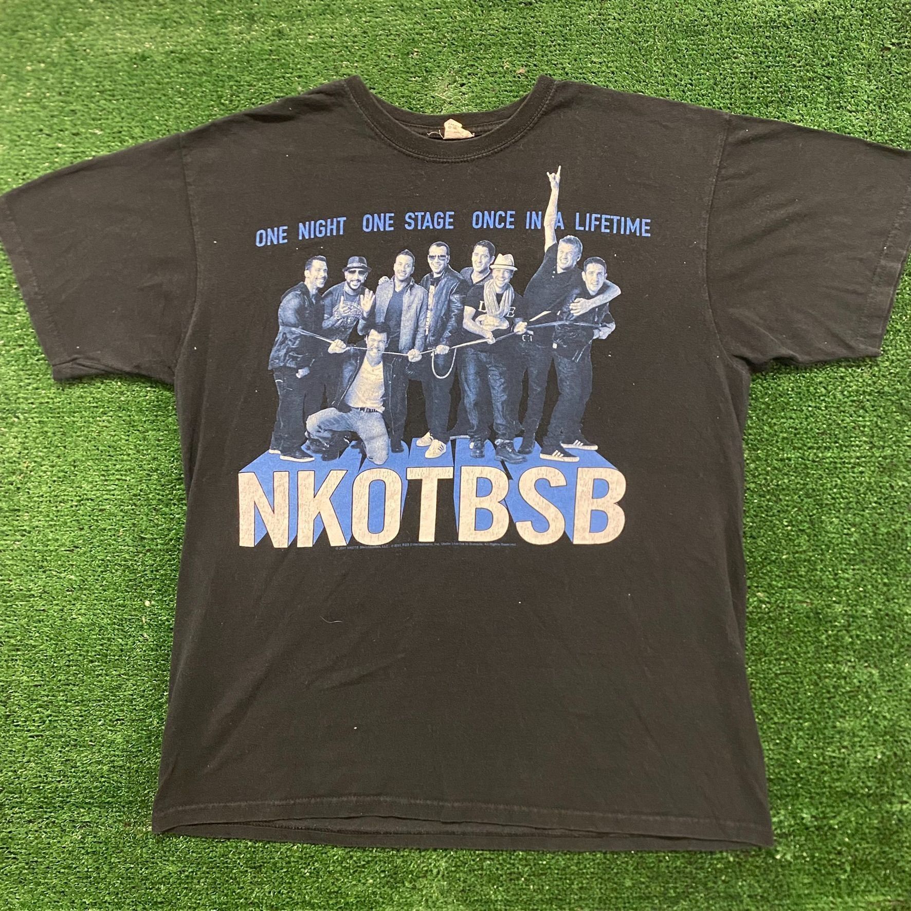 Vintage NKOTBSB New Kids on the Block Backstreet Boys Boy Band T-Shi 