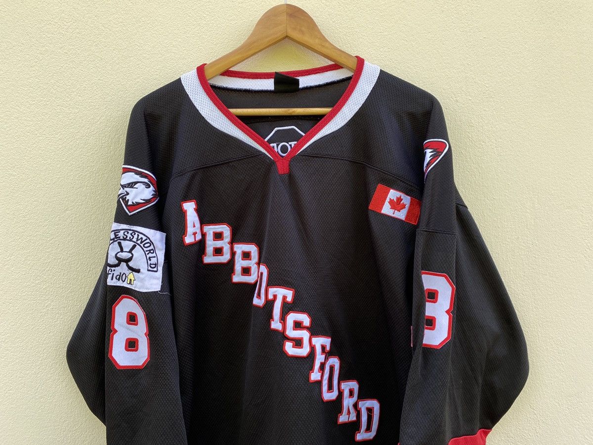 Vintage Vintage 90s Abbotsford Canada ice Hockey Jersey Size US XL / EU 56 / 4 - 2 Thumbnail