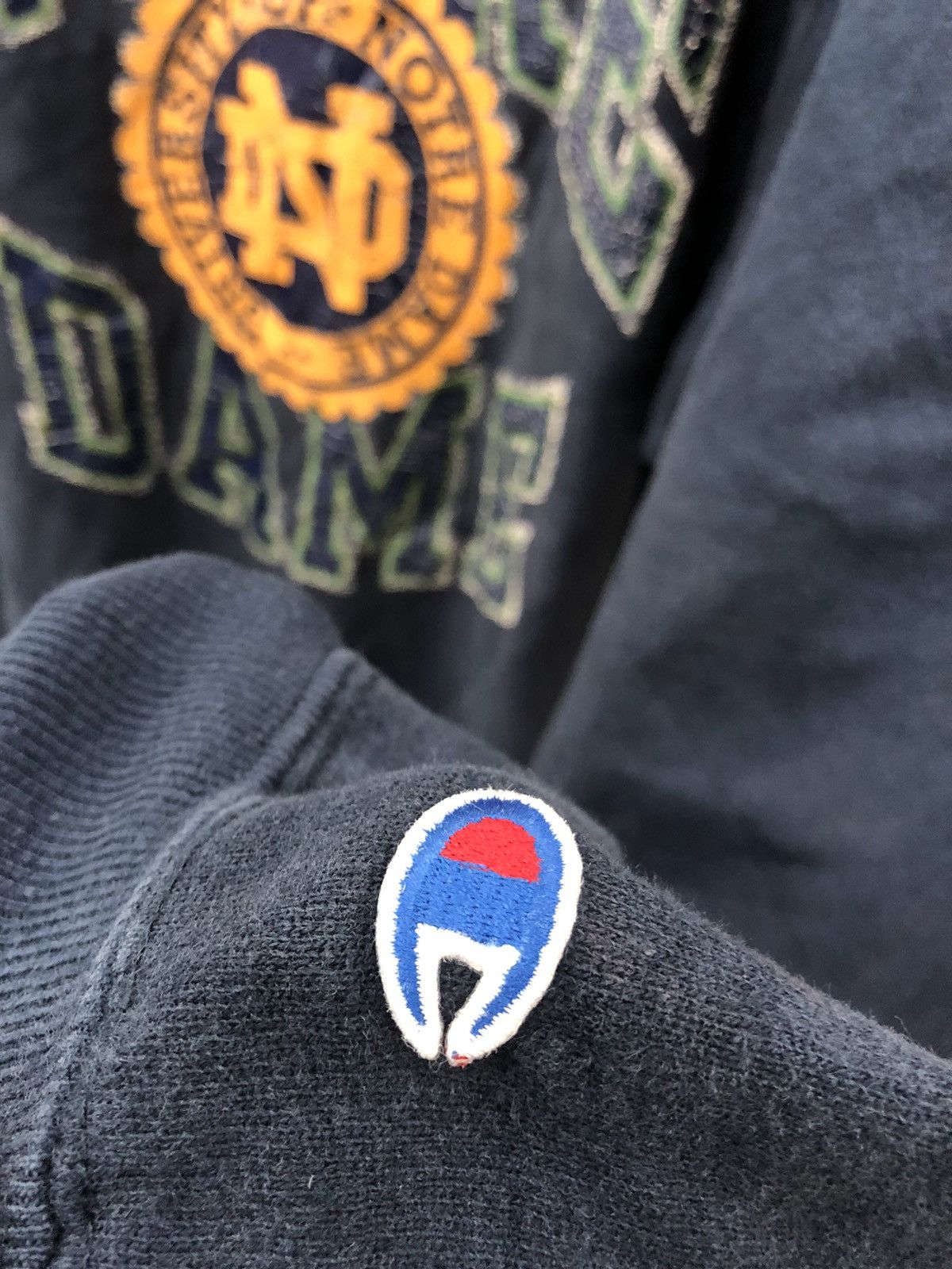 Champion Vintage 80s Sweatshirt Champion Reverse Weave - NOTRE DAME Size US XL / EU 56 / 4 - 8 Thumbnail