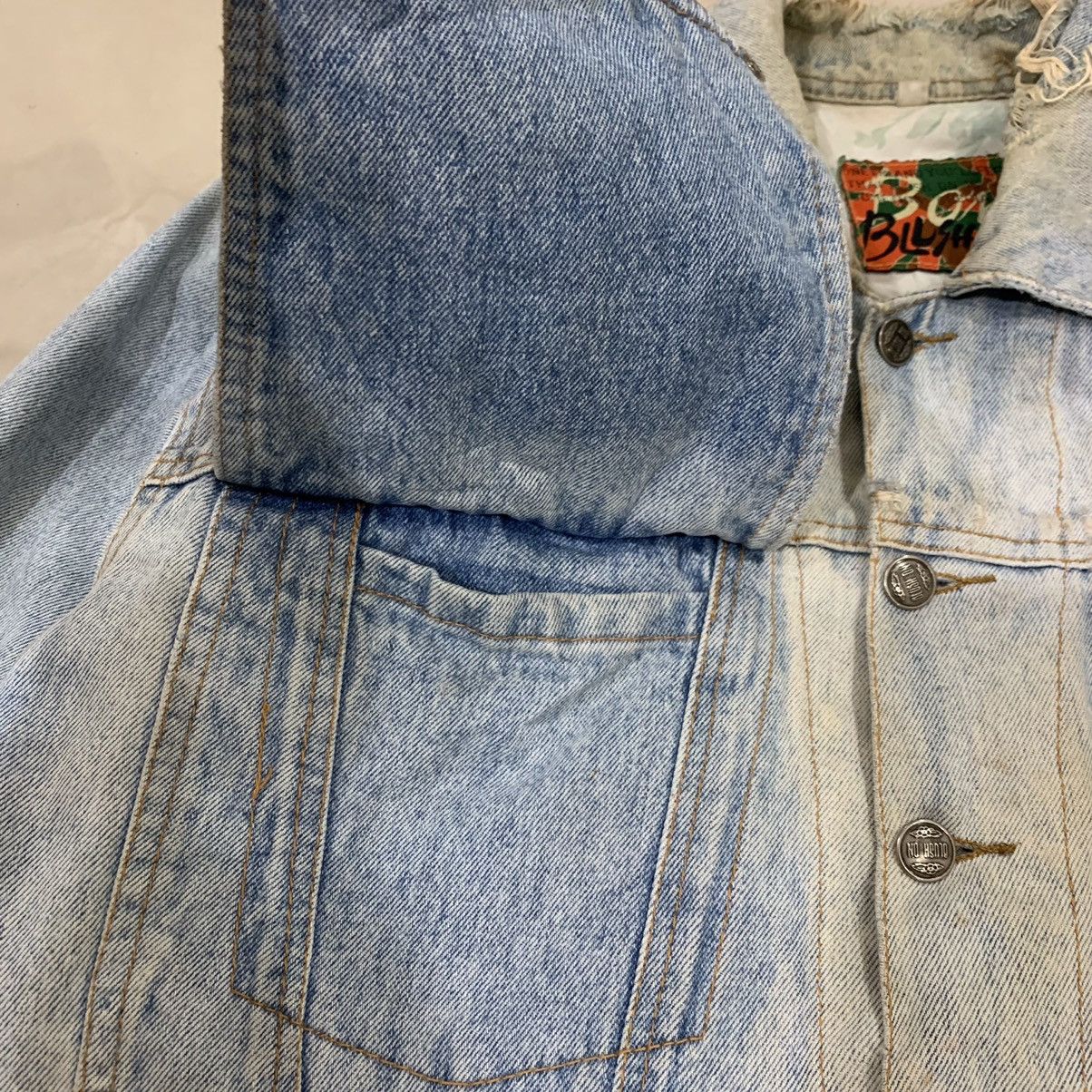 Japanese Brand × Vintage Vintage Blush On Distressed Denim Jacket Size US S / EU 44-46 / 1 - 7 Thumbnail