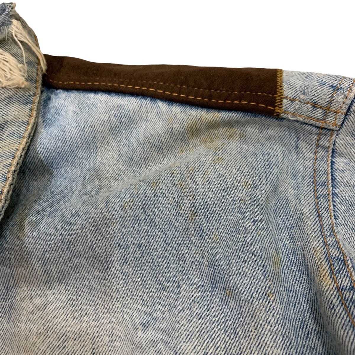 Japanese Brand × Vintage Vintage Blush On Distressed Denim Jacket Size US S / EU 44-46 / 1 - 11 Thumbnail