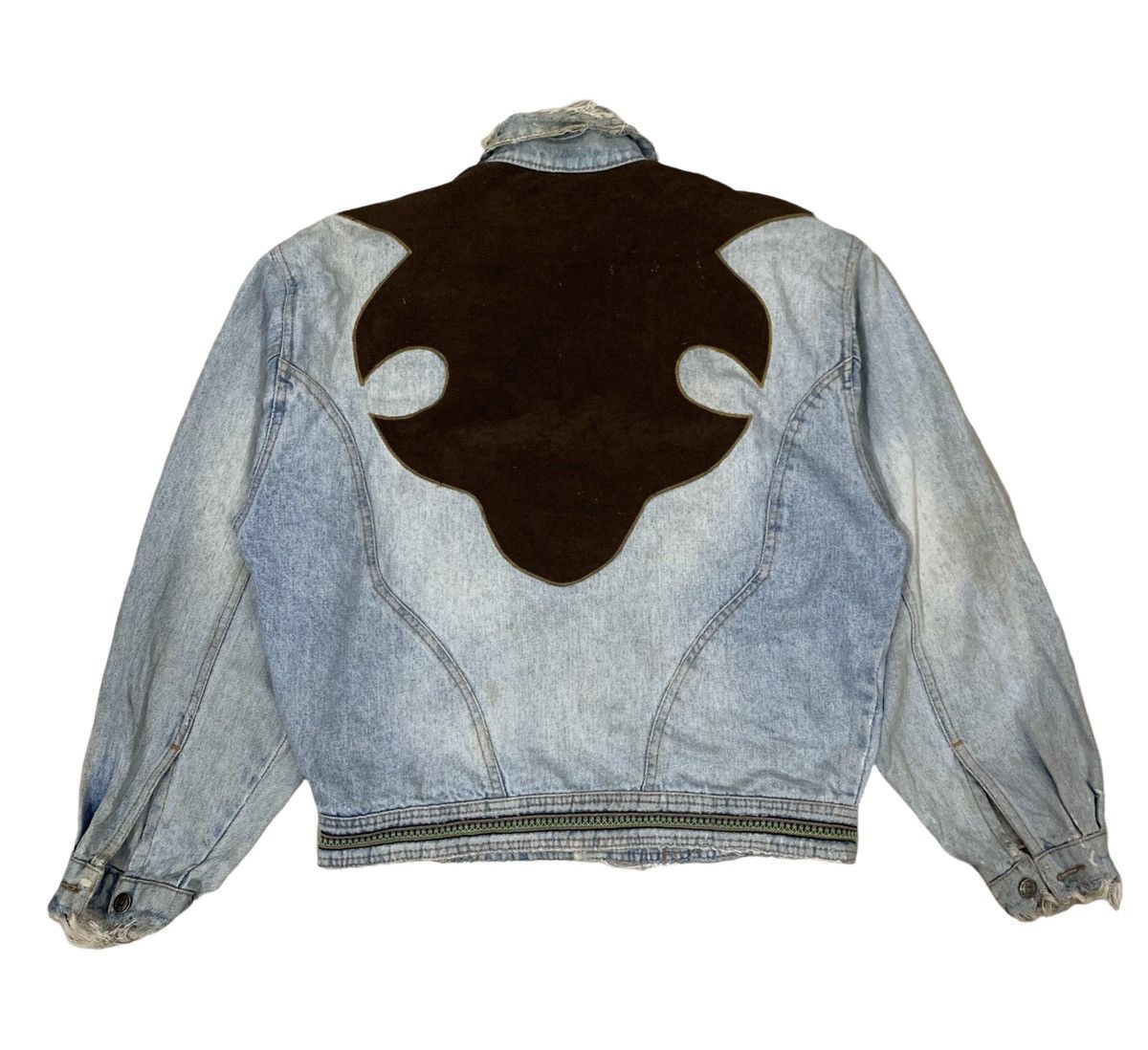 Japanese Brand × Vintage Vintage Blush On Distressed Denim Jacket Size US S / EU 44-46 / 1 - 6 Thumbnail