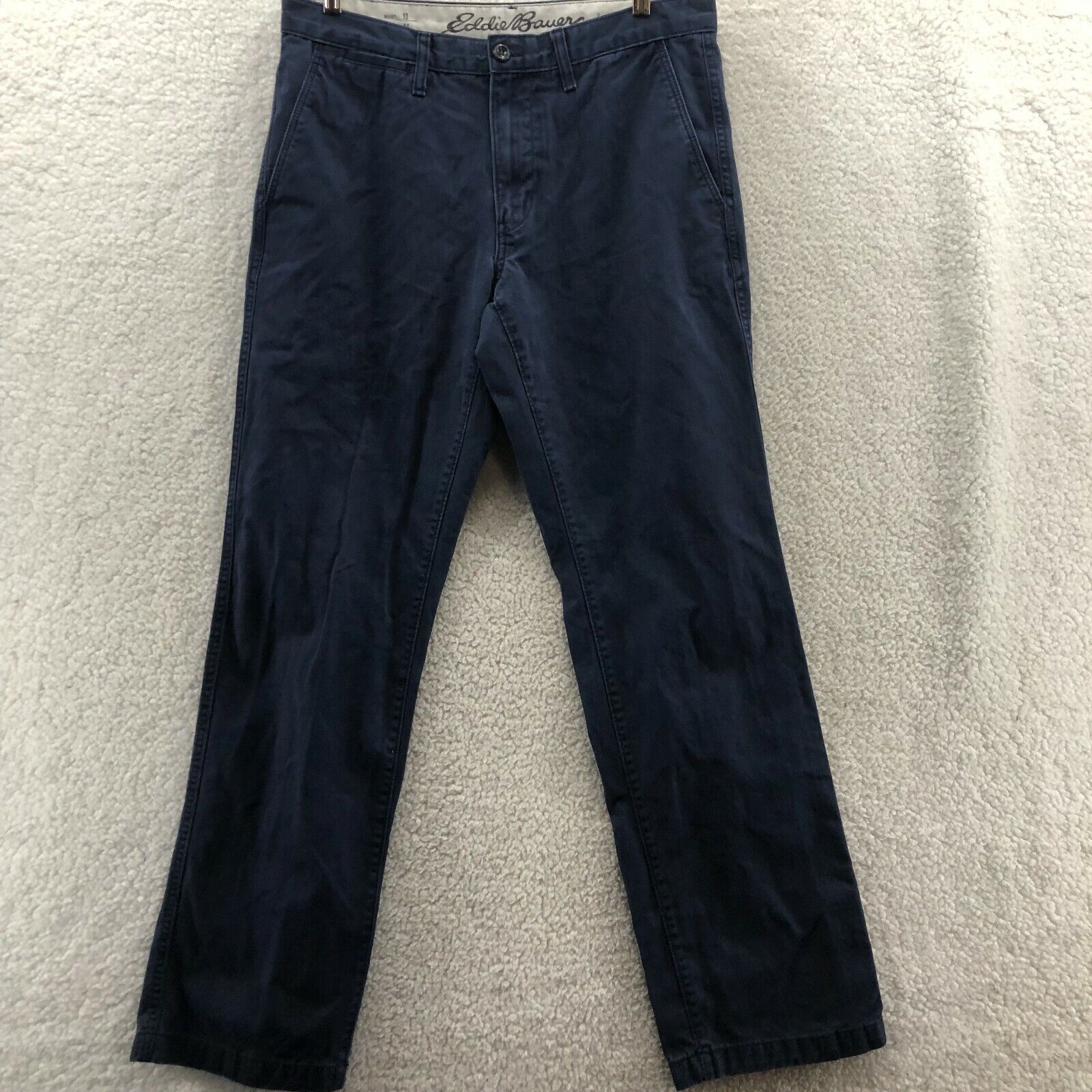 Eddie Bauer Eddie Bauer Pants Legend Wash Navy Blue Chino Classic ...