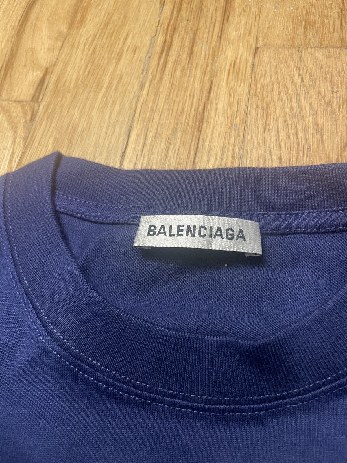 Balenciaga Political Campaigns T Shit Navy (Large sized) Size US S / EU 44-46 / 1 - 3 Thumbnail