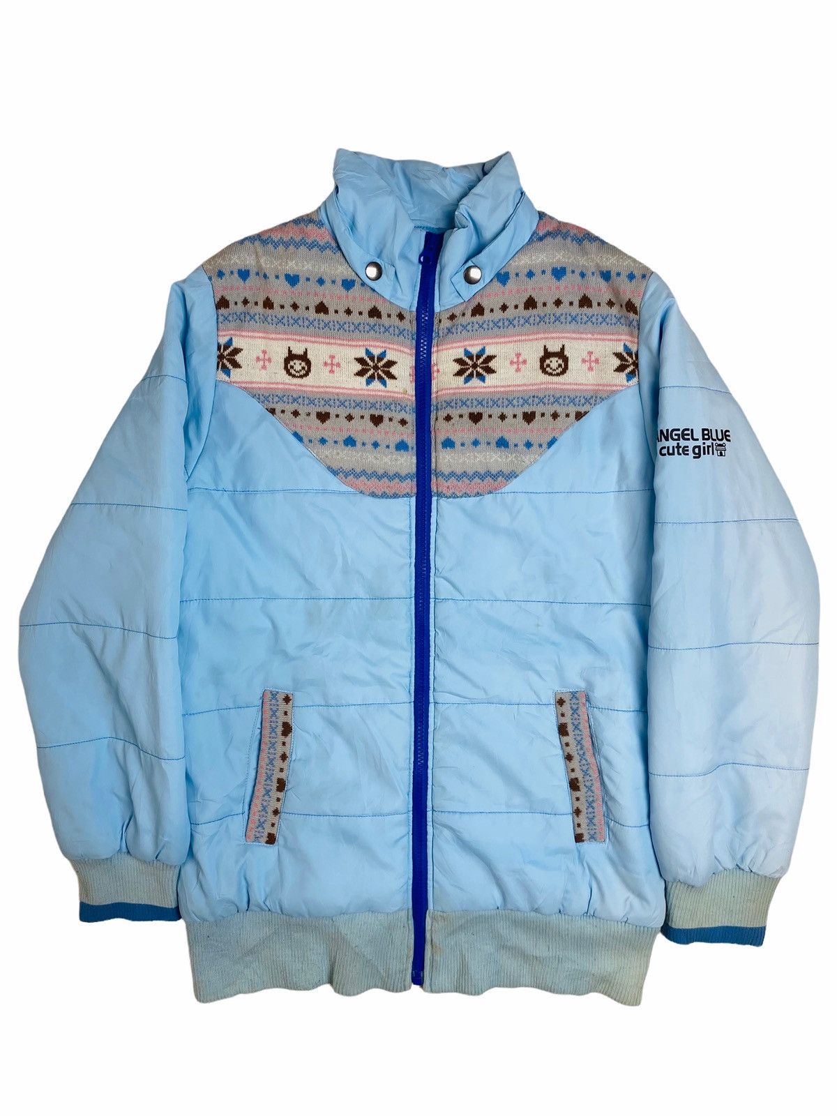 Angel Blue 1990s Angel Blue - Knitted Navajo Lightweight Jacket Size US M / EU 48-50 / 2 - 1 Thumbnail