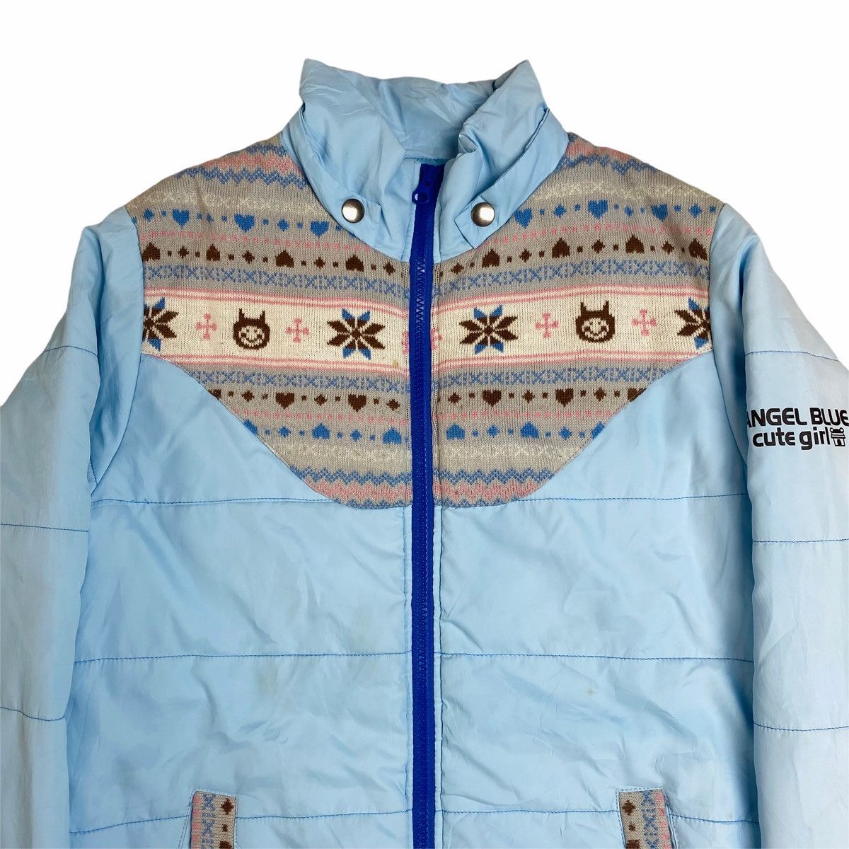 Angel Blue 1990s Angel Blue - Knitted Navajo Lightweight Jacket Size US M / EU 48-50 / 2 - 4 Thumbnail