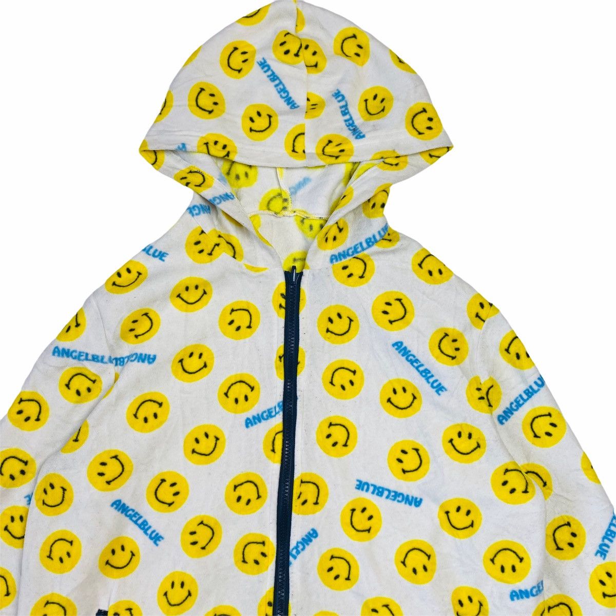 Hysteric Glamour × Japanese Brand 1990s Angel Blue - Double Jacket Smiley Liner Sherpa Size US L / EU 52-54 / 3 - 6 Thumbnail