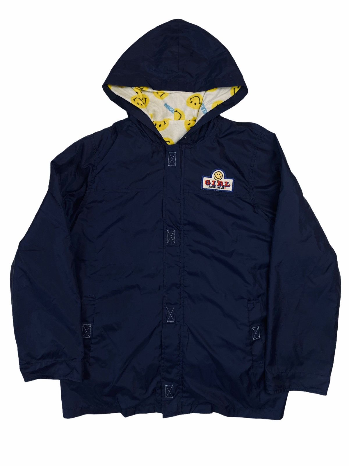 Hysteric Glamour × Japanese Brand 1990s Angel Blue - Double Jacket Smiley Liner Sherpa Size US L / EU 52-54 / 3 - 3 Thumbnail