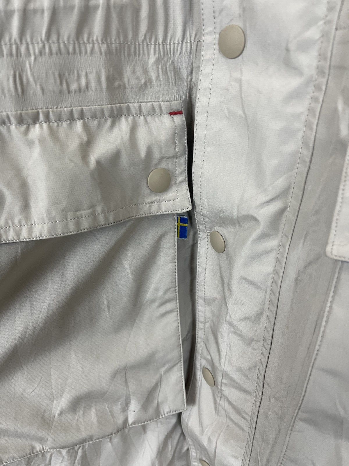 Fjallraven × Vintage FJALL RAVEN LONG WINDBREAKER HOODIE JACKET Size US L / EU 52-54 / 3 - 13 Thumbnail