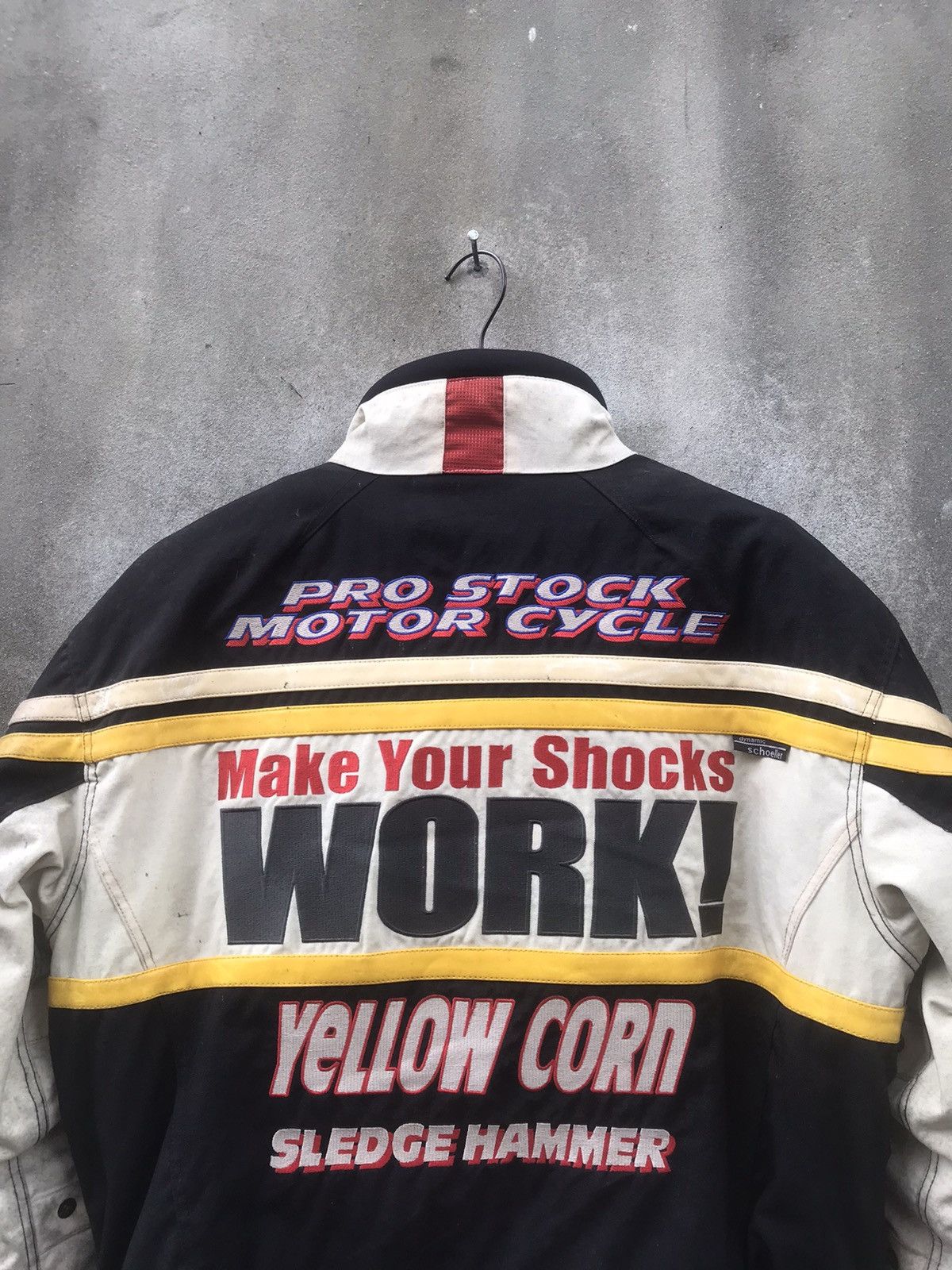 Sports Specialties × YELLOW CORN 🔥Rare🔥Vtg Yellow Corn Sledge Hammer Moto Jacket Size US L / EU 52-54 / 3 - 18 Thumbnail