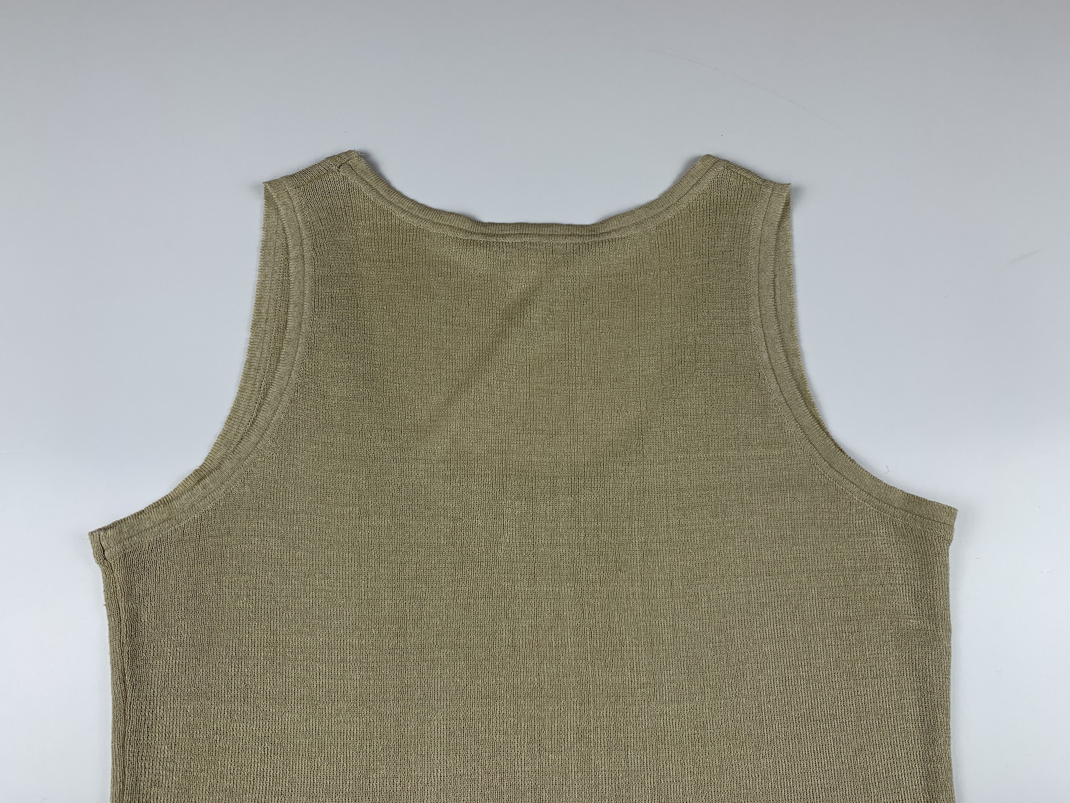 Designer × Marina Rinaldi Wmn's Marina Rinaldi Linen Sleevless Top Blouse Size M / US 6-8 / IT 42-44 - 9 Thumbnail
