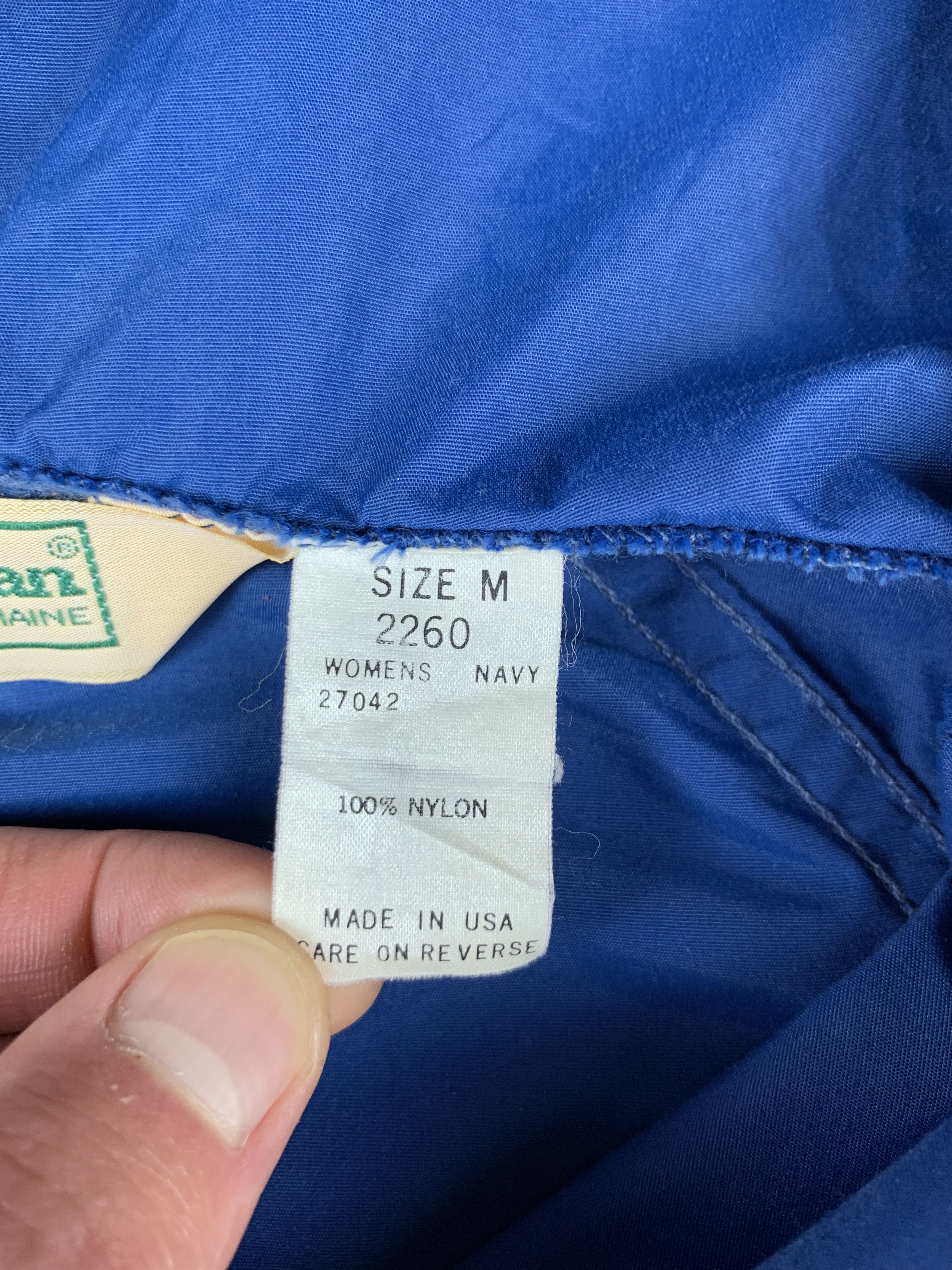 L.L. Bean × Vintage 90's L L Bean Vintage Wmn's Anorak Nylon Jacket Size M / US 6-8 / IT 42-44 - 6 Thumbnail