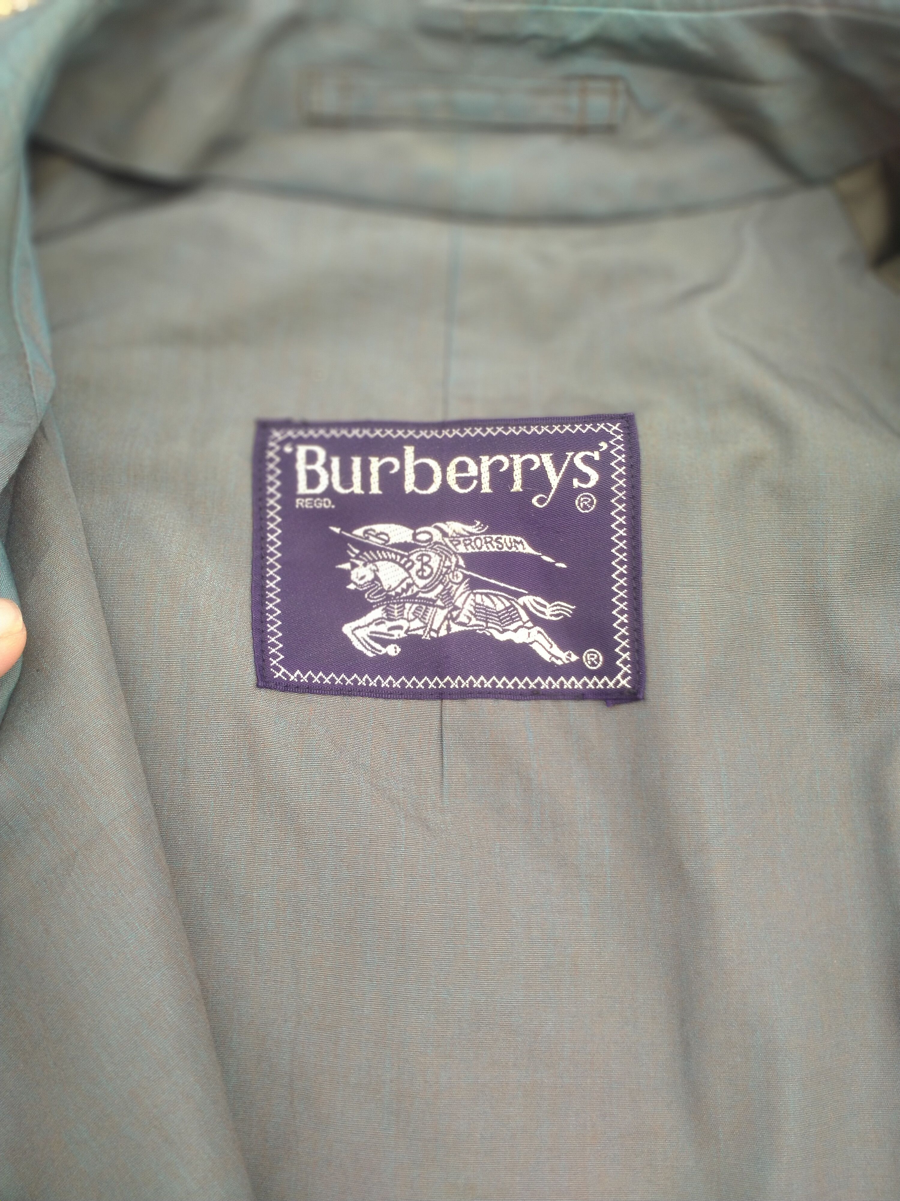 Burberry Prorsum × Vintage BURBERRY PRORSUM BUTTON UP OVERCOAT Size US L / EU 52-54 / 3 - 2 Thumbnail