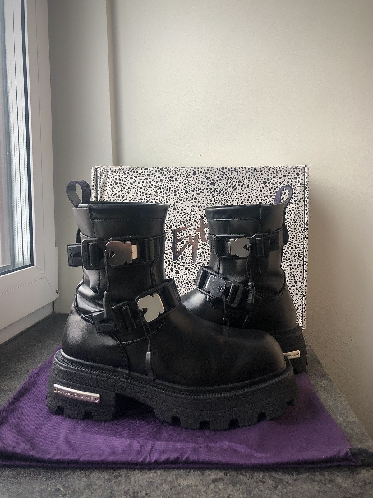 Eytys Eytys Black Leather “Blade” boots | Grailed