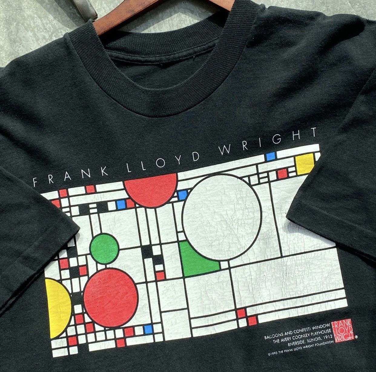 Vintage Vintage 90s S Frank Lloyd Wright Domino’s Pizza Design Tee Size US XL / EU 56 / 4 - 1 Thumbnail