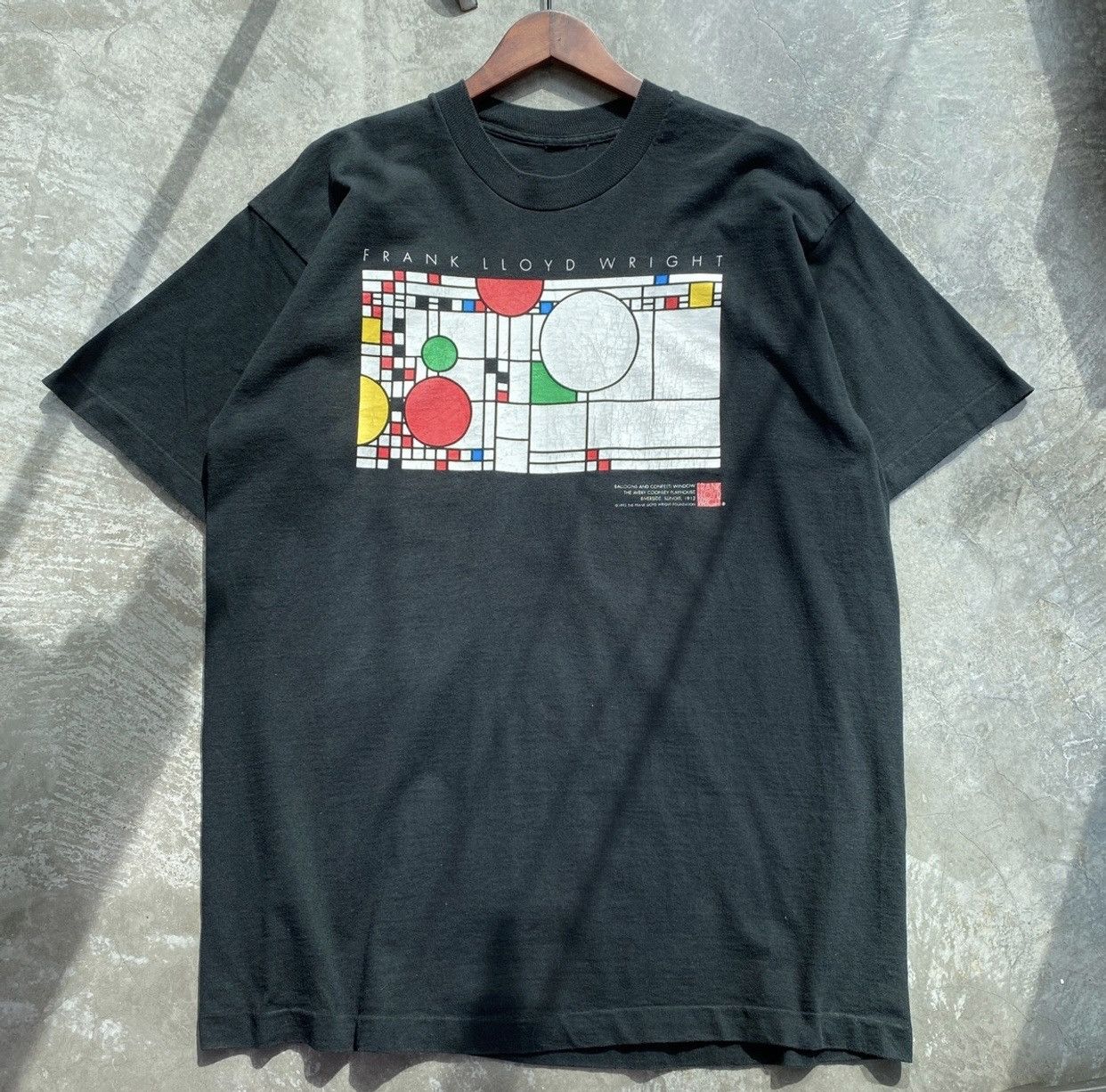 Vintage Vintage 90s S Frank Lloyd Wright Domino’s Pizza Design Tee Size US XL / EU 56 / 4 - 2 Thumbnail