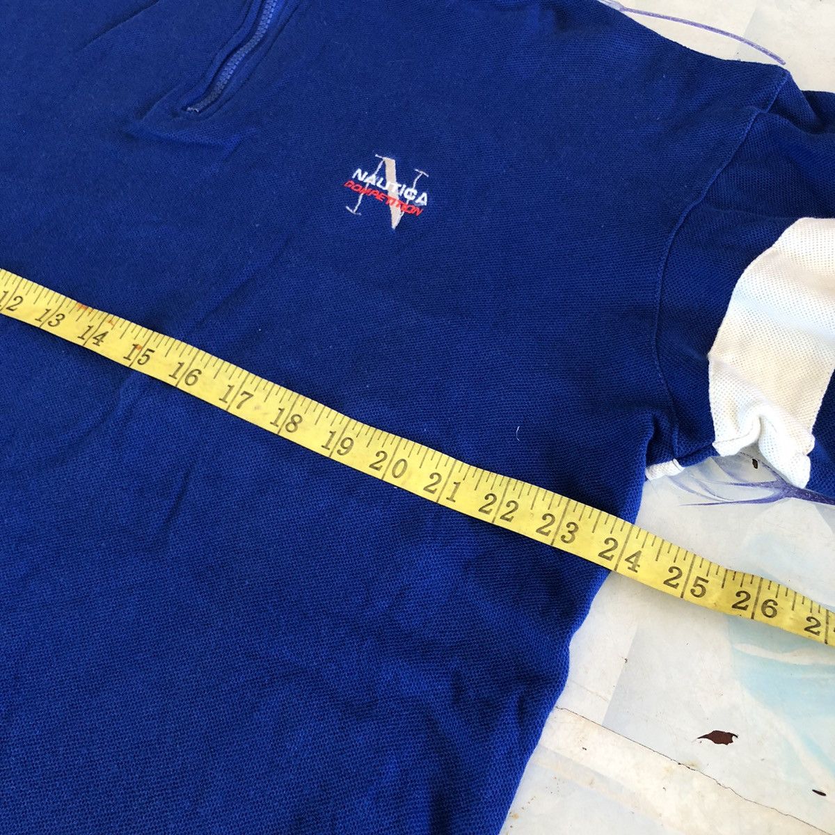 Nautica × Vintage Vintage Nautica Competition Long Sleeve Shirt Size US L / EU 52-54 / 3 - 6 Thumbnail