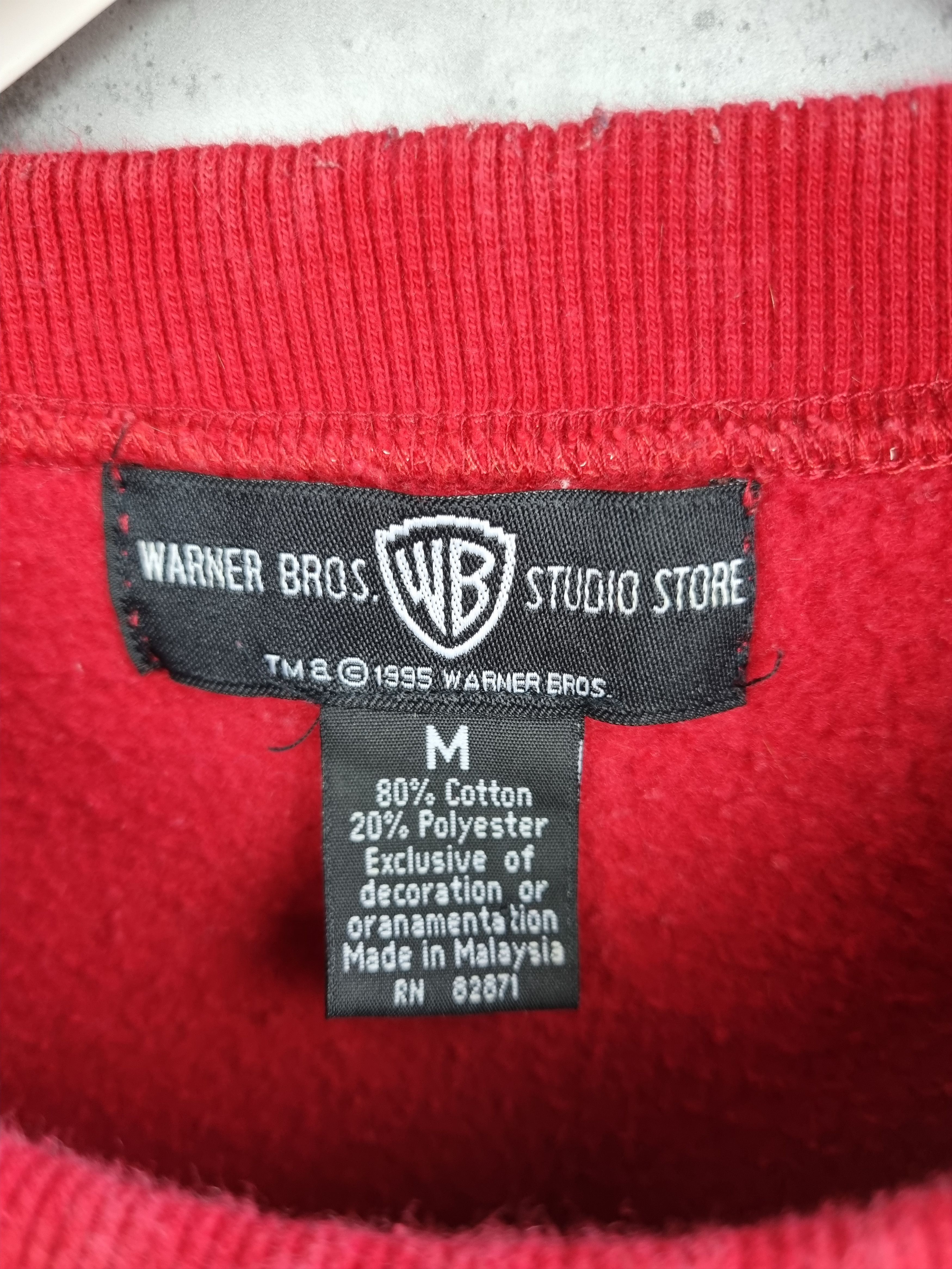 Cartoon Network × Warner Bros Rare 1995 Bugs Bunny Embroidered Cartoon Sweatshirt Size US M / EU 48-50 / 2 - 6 Thumbnail