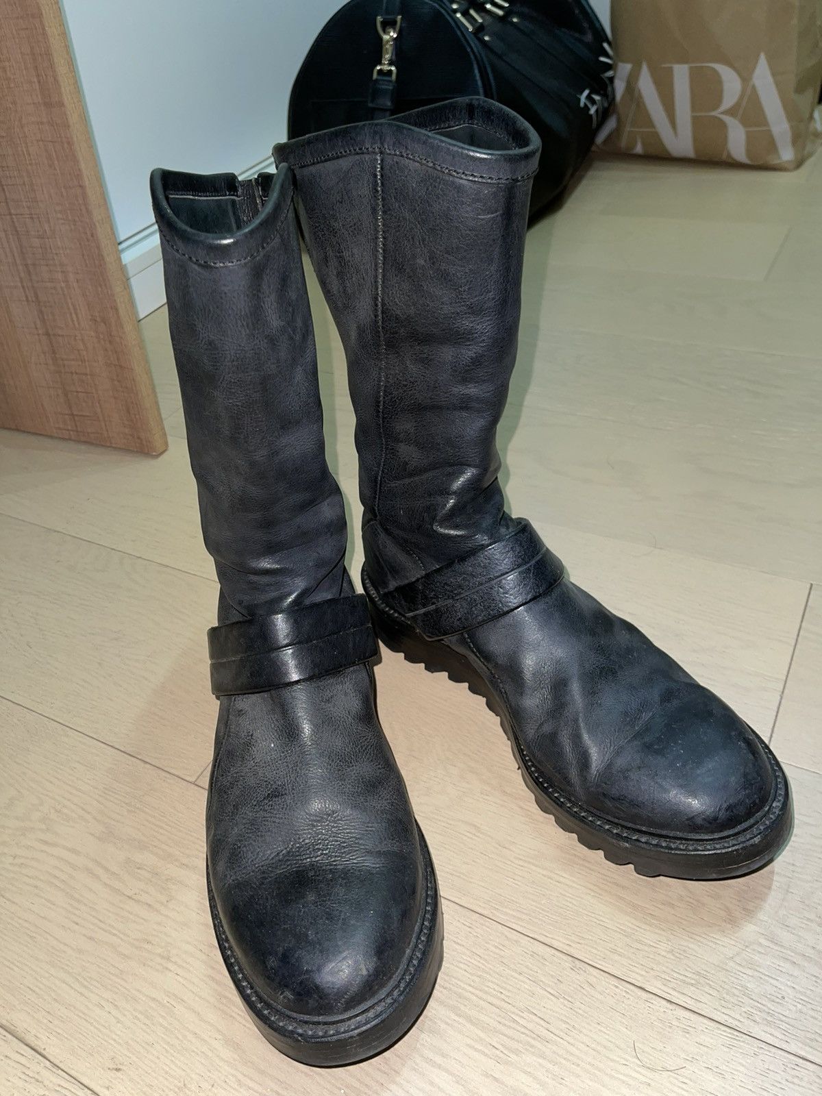 Julius Julius 7 black classic rider boots sz 2 Size US 10 / EU 43 - 1 Thumbnail