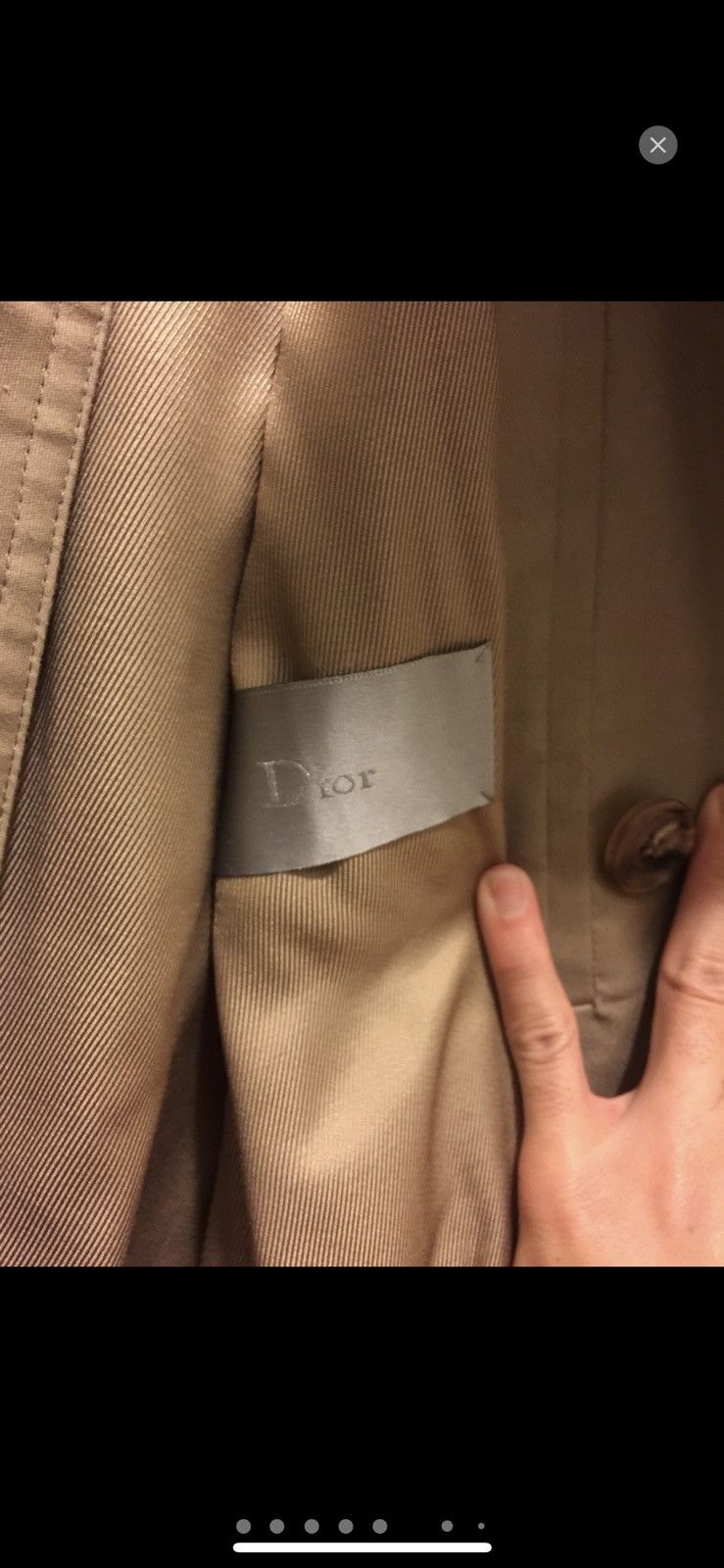 Dior Dior homme AW07 Khaki trench coat sz44 Size US S / EU 44-46 / 1 - 6 Thumbnail