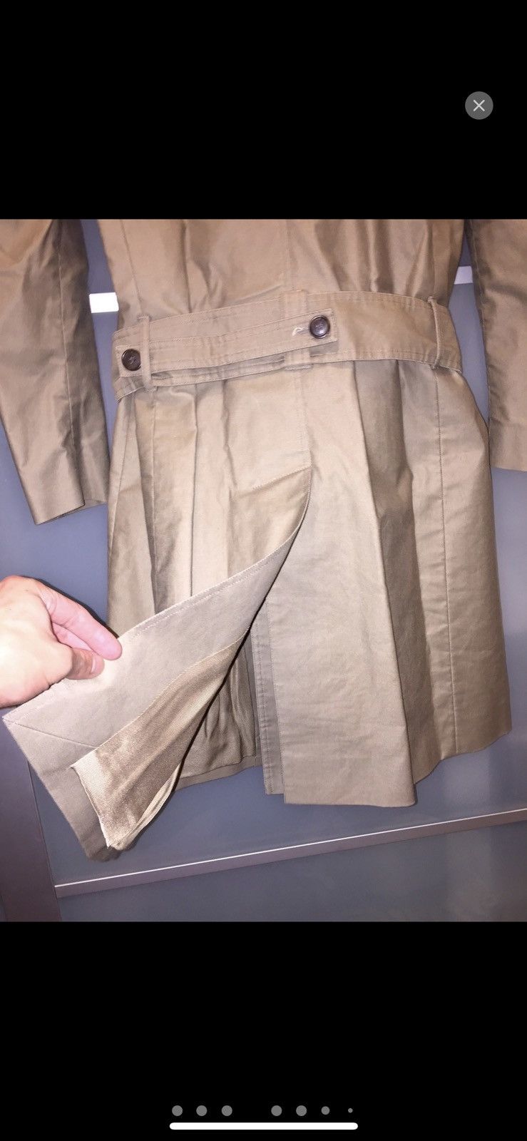 Dior Dior homme AW07 Khaki trench coat sz44 Size US S / EU 44-46 / 1 - 4 Thumbnail