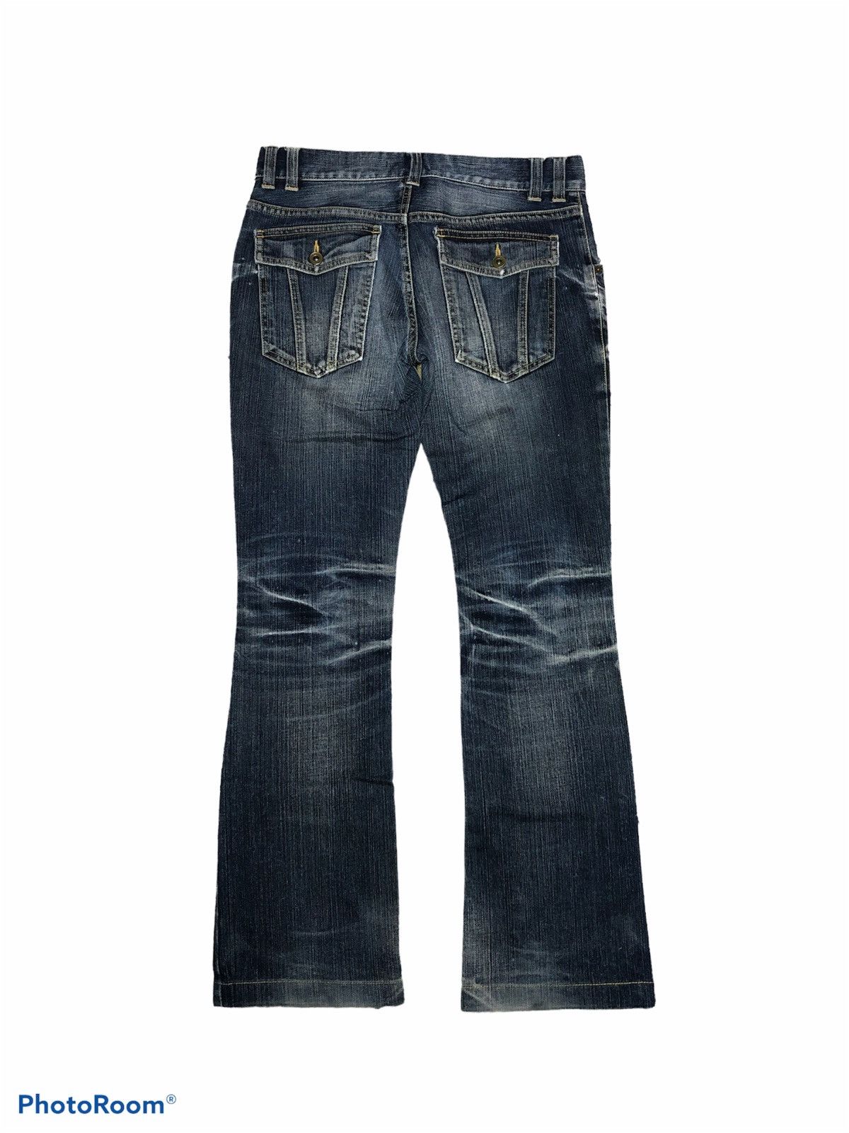 FLARE⚡️MICHEL KLEIN DISTRESSED DENIM